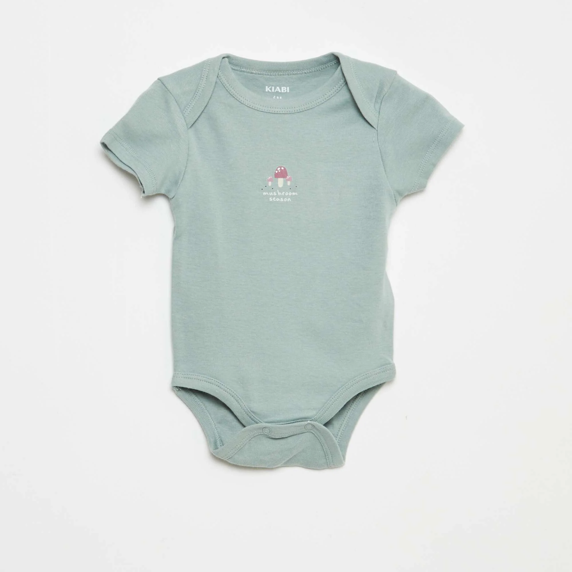 Printed cotton bodysuits - Pack of 3 WHITE - Image 4