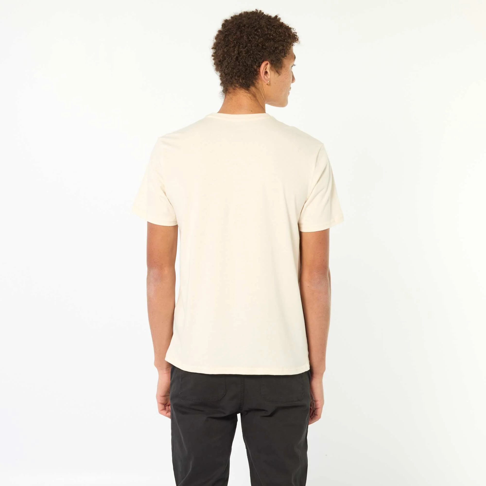 Printed Cotton T-Shirt WHITE - Image 3