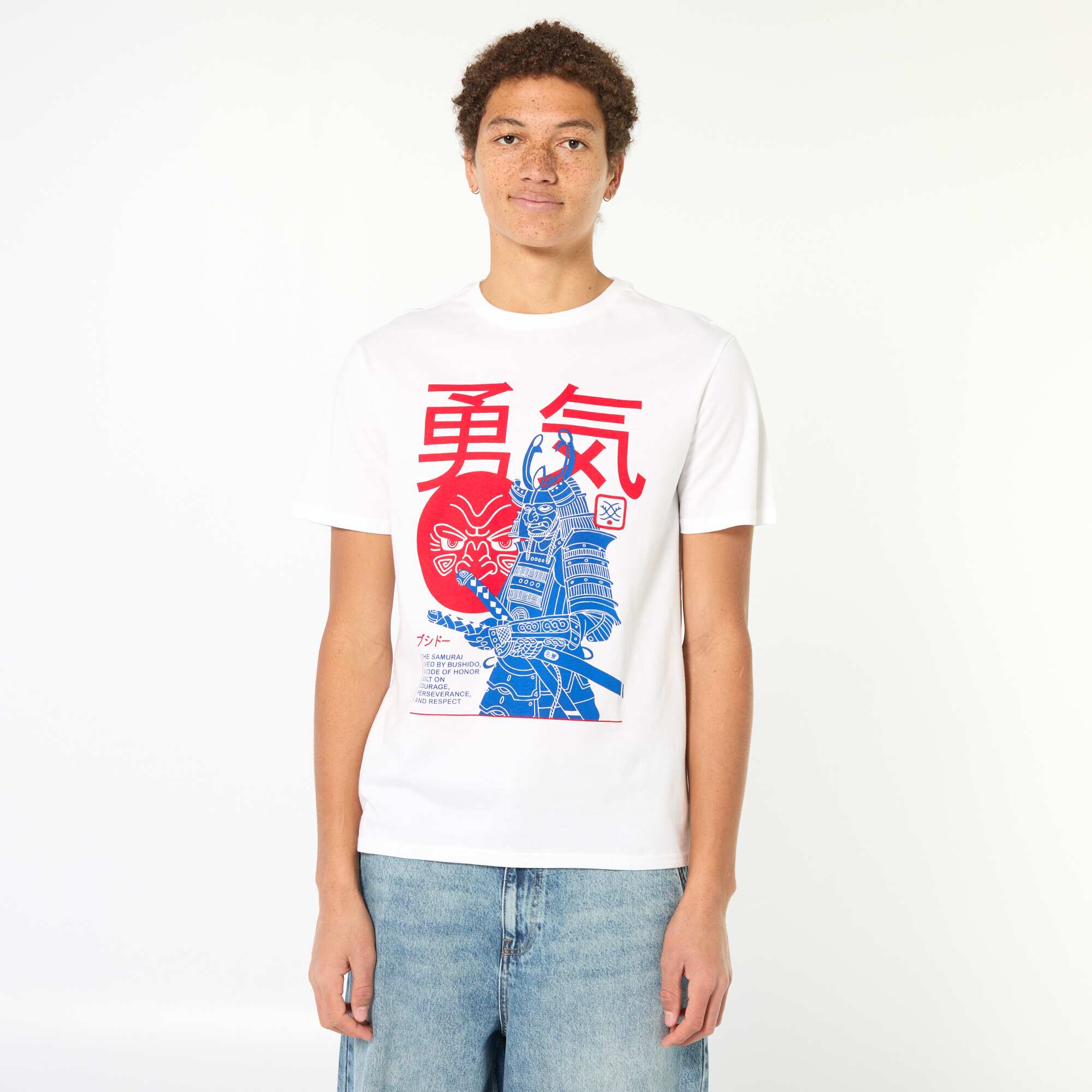 Printed Cotton T-Shirt WHITE
