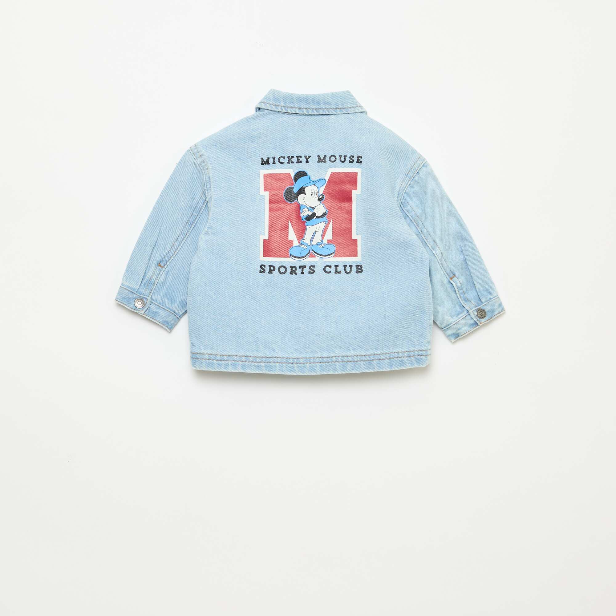Printed 'Disney' Denim Jacket BLUE - Image 2