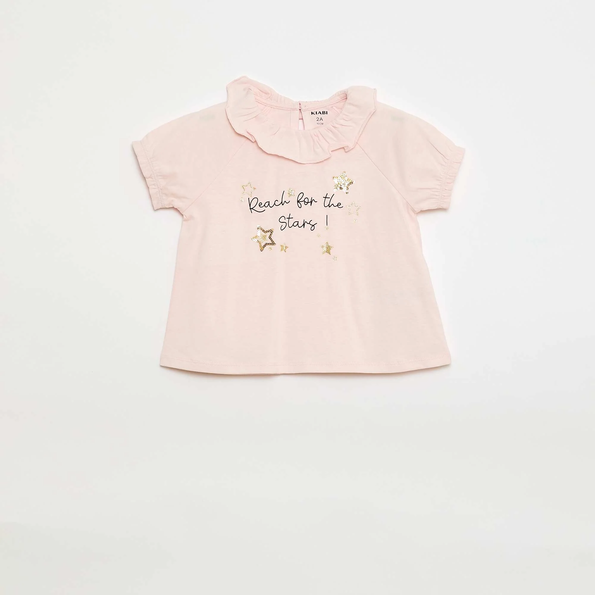 Printed Flared T-shirt PINK