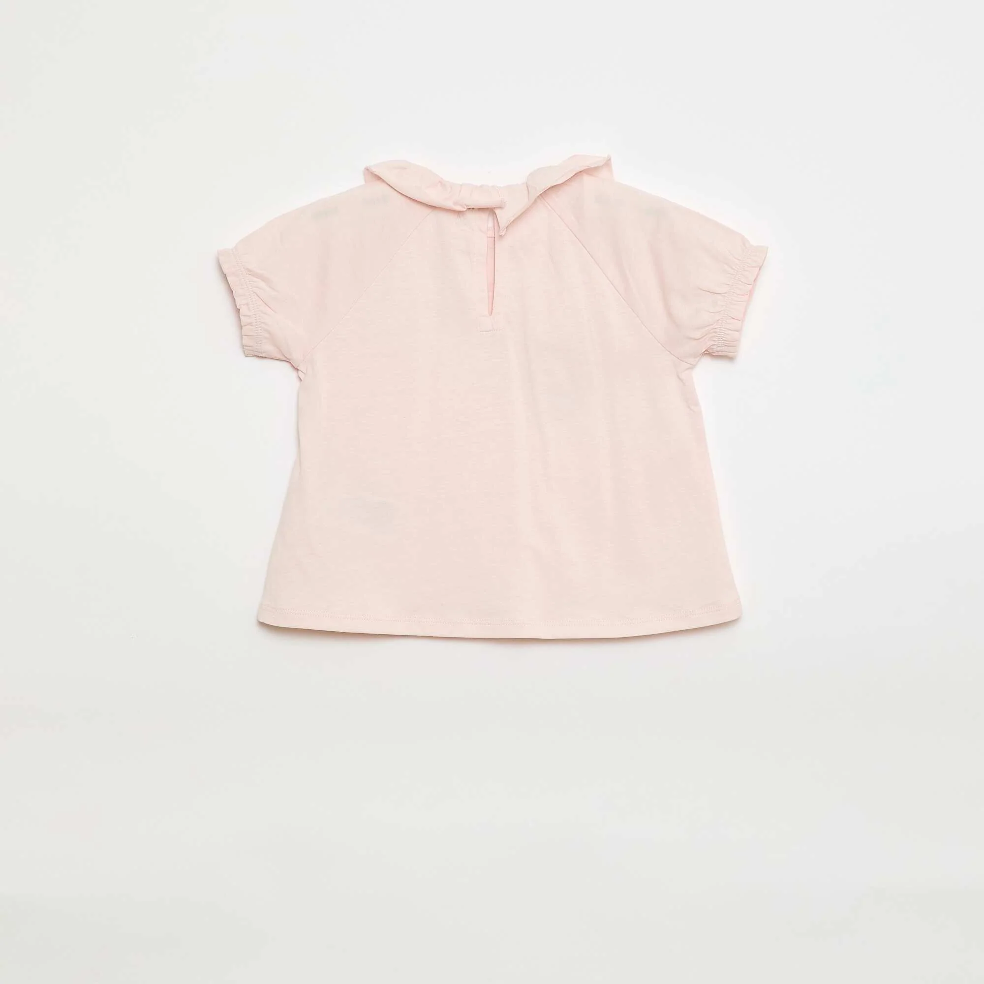 Printed Flared T-shirt PINK - Image 2
