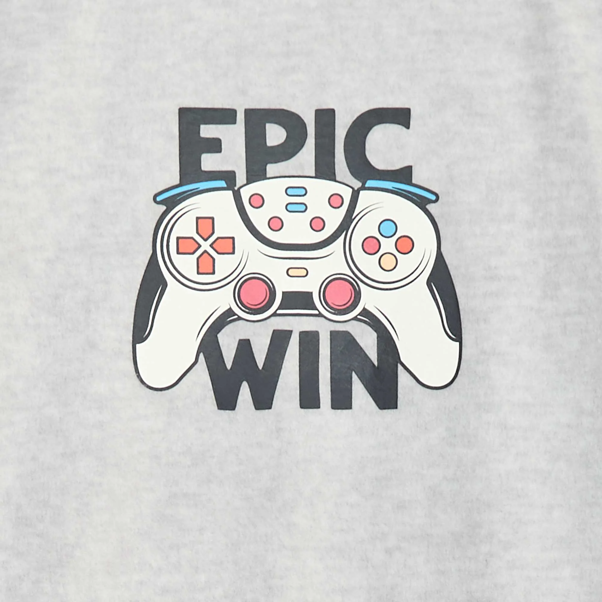 Printed Fleece Pajamas GREY - Image 2