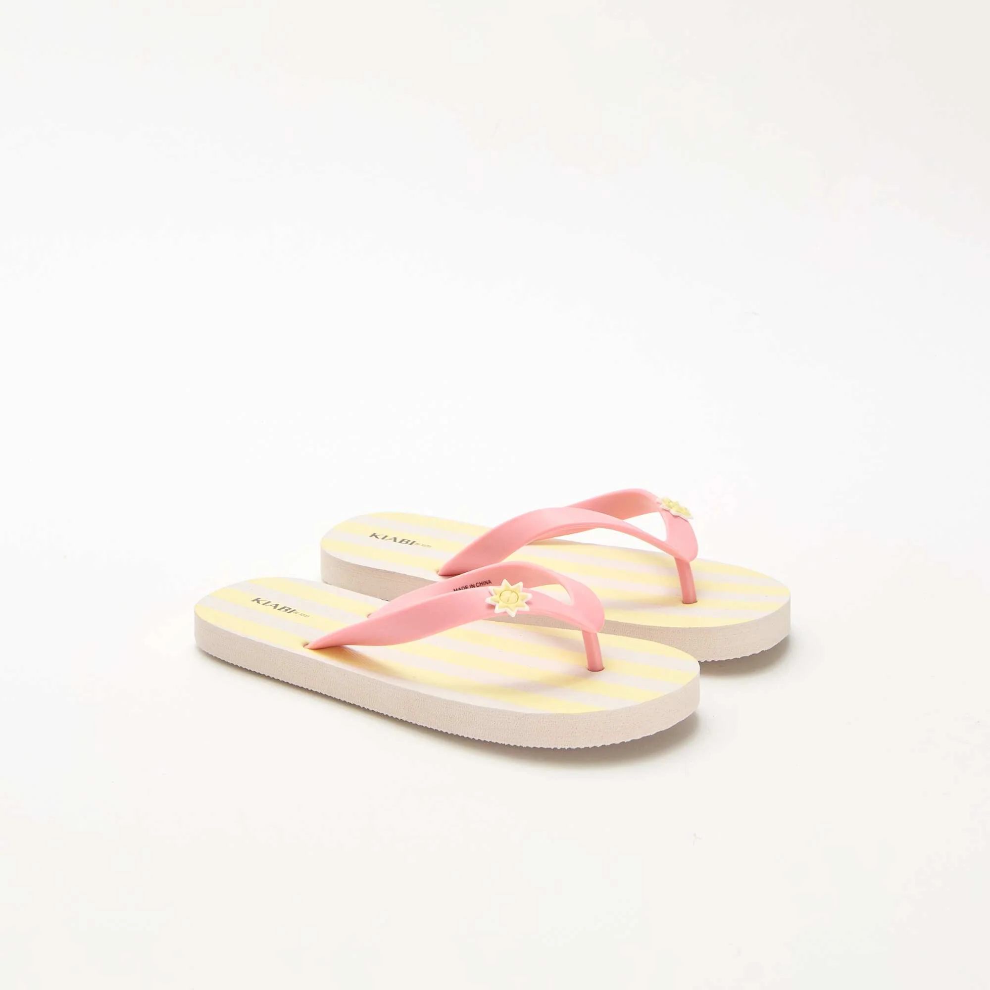 Printed Flip-Flops YELLOW