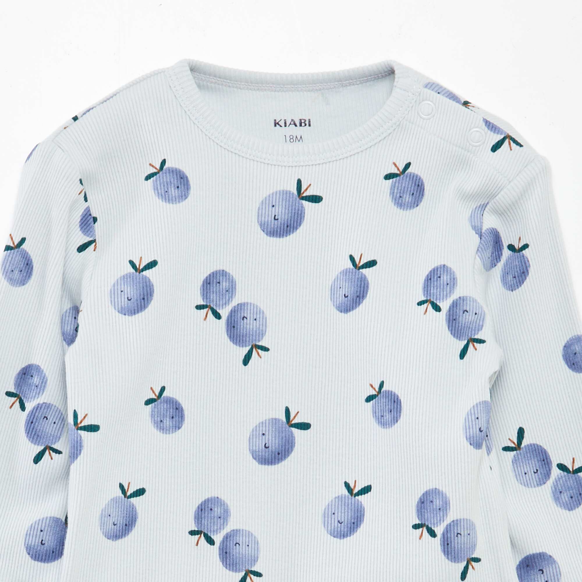 Printed knit pyjamas - 2-piece set BLUE - Image 2