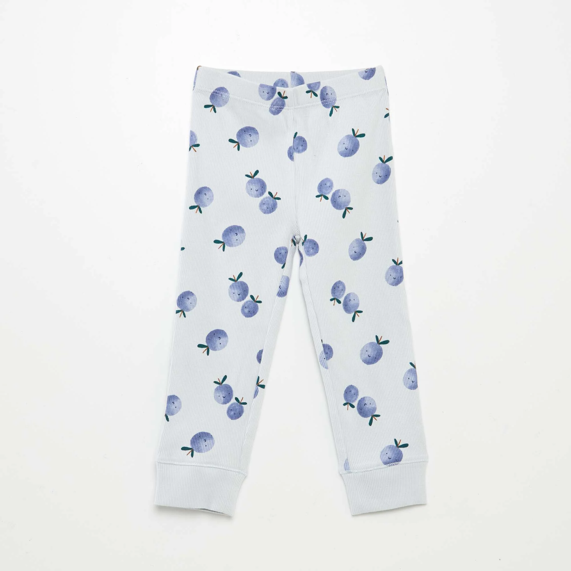 Printed knit pyjamas - 2-piece set BLUE - Image 4