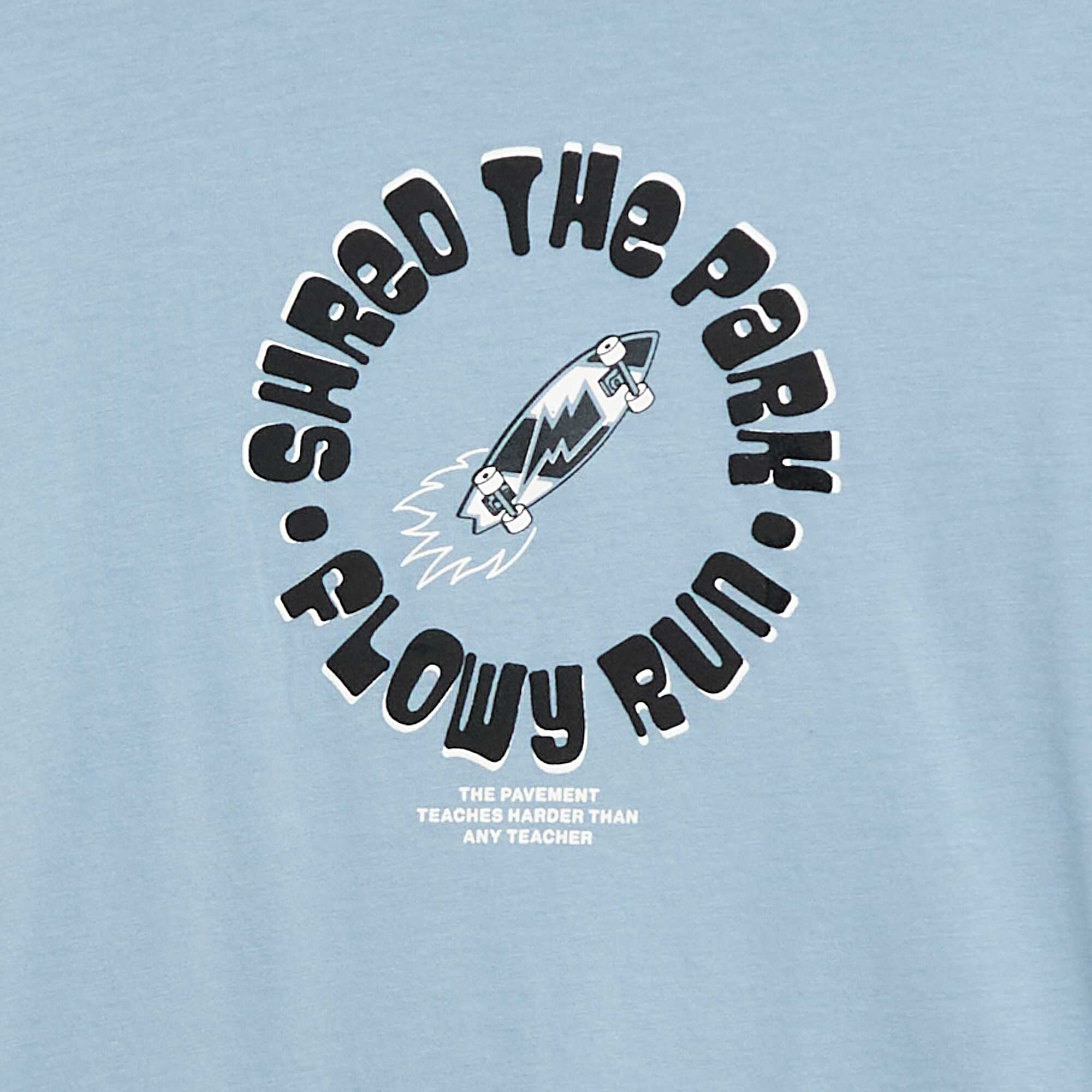 Printed long-sleeved T-shirt BEIGE - Image 2