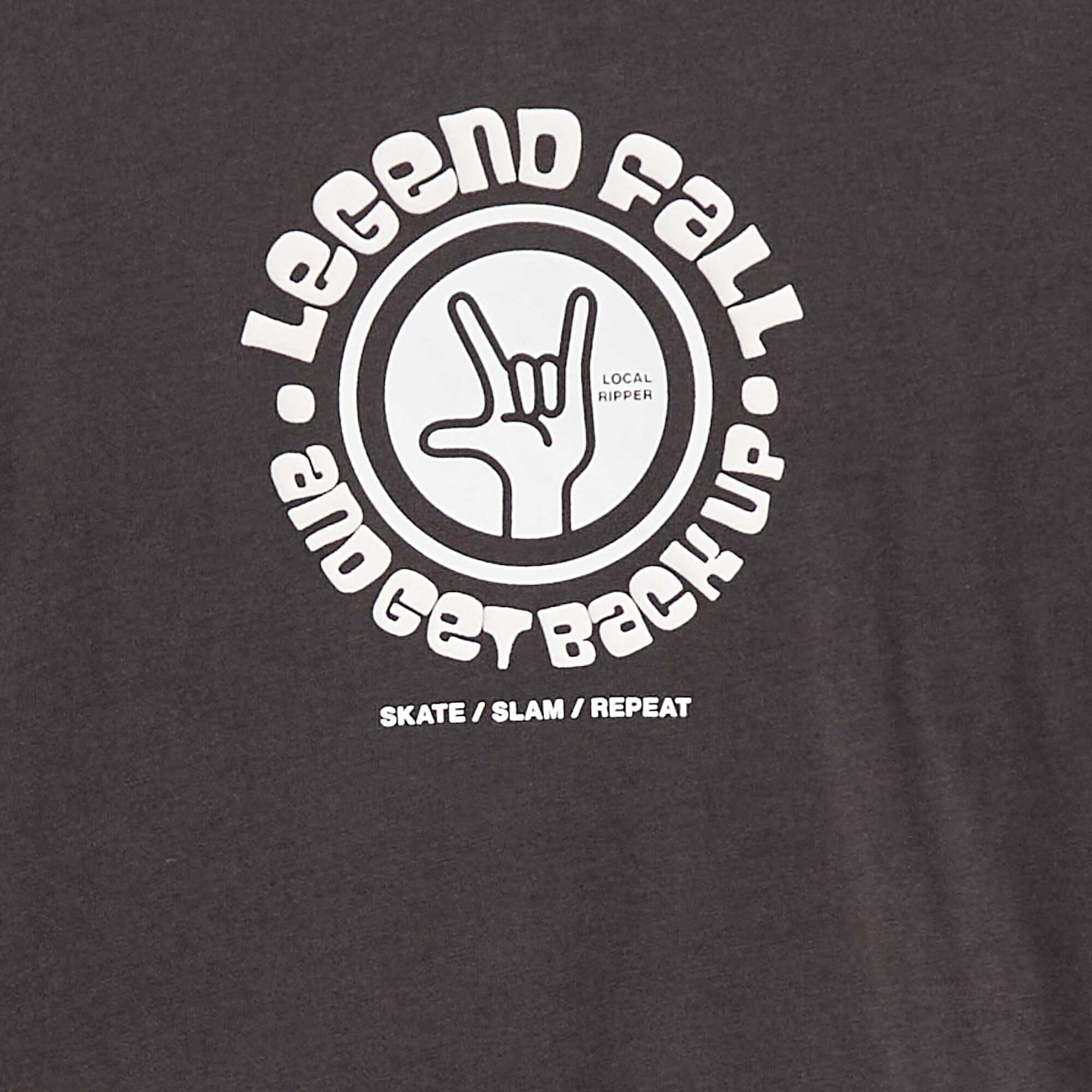 Printed long-sleeved T-shirt GREY - Image 2