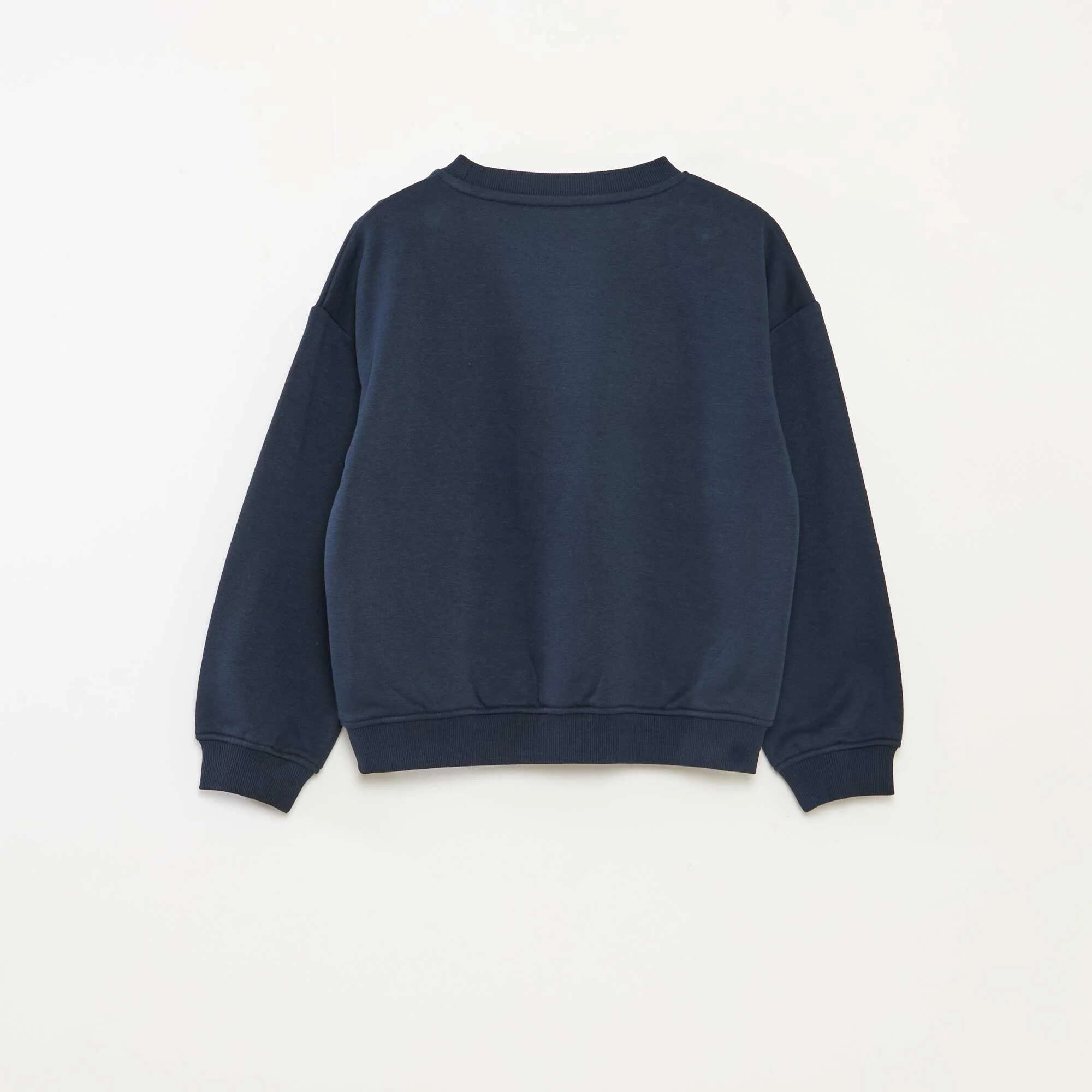 Printed loose-fit sweatshirt BLUE - Image 3