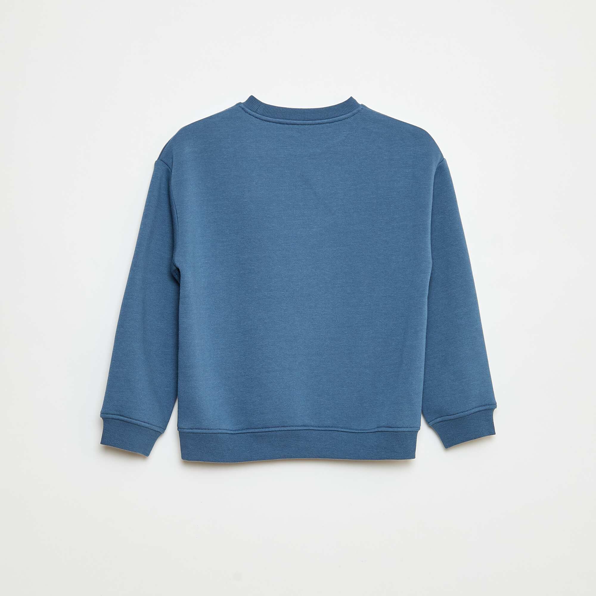 Printed loose-fit sweatshirt BLUE - Image 3