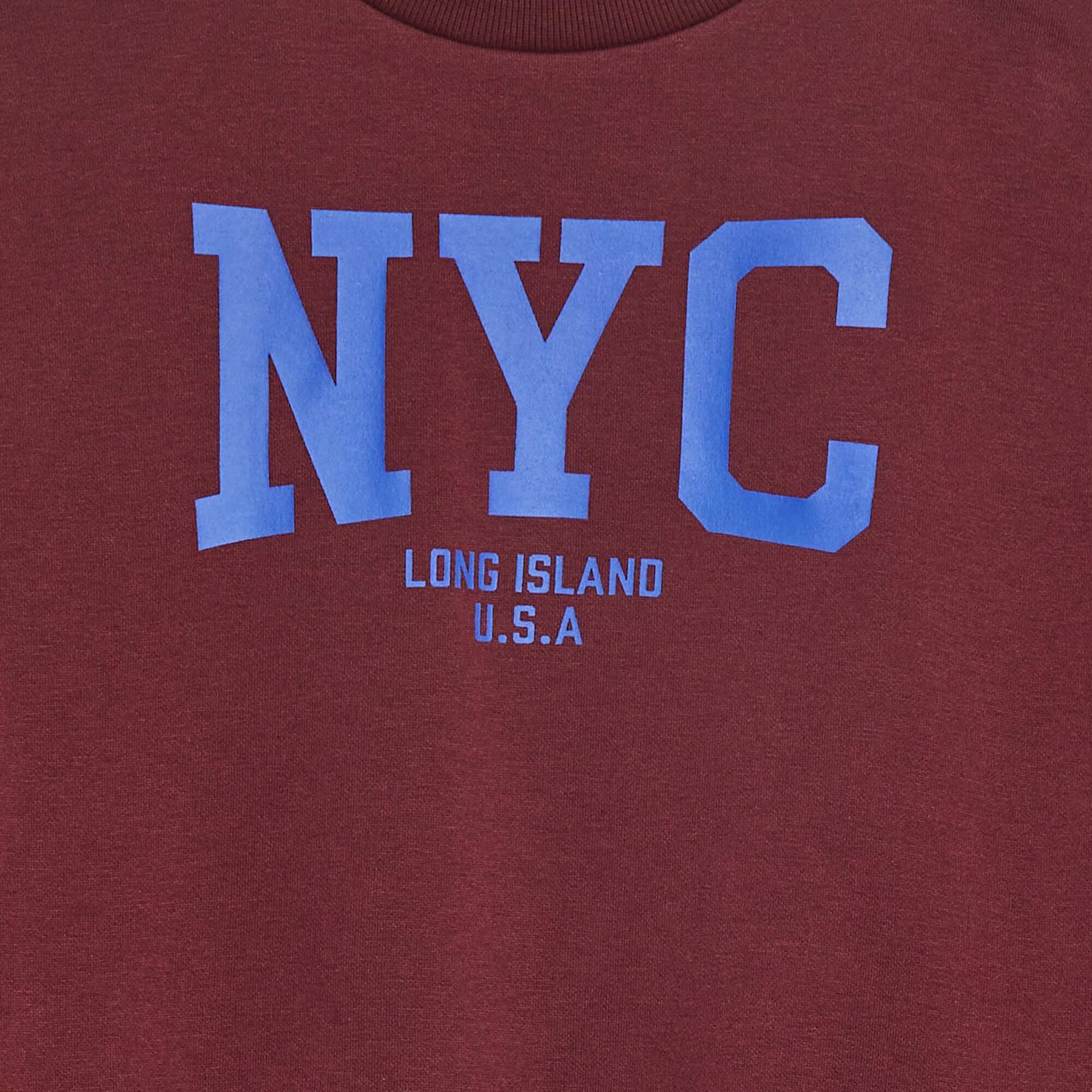 Printed loose-fit sweatshirt BROWN - Image 7