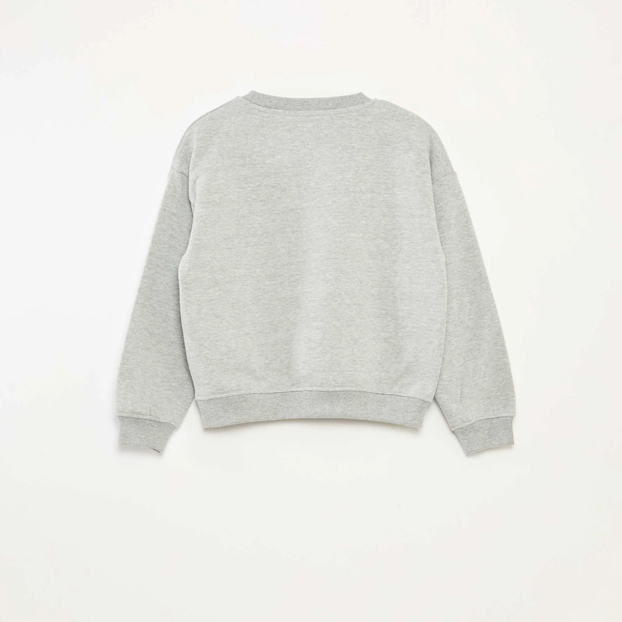 Printed loose-fit sweatshirt GREY - Image 5