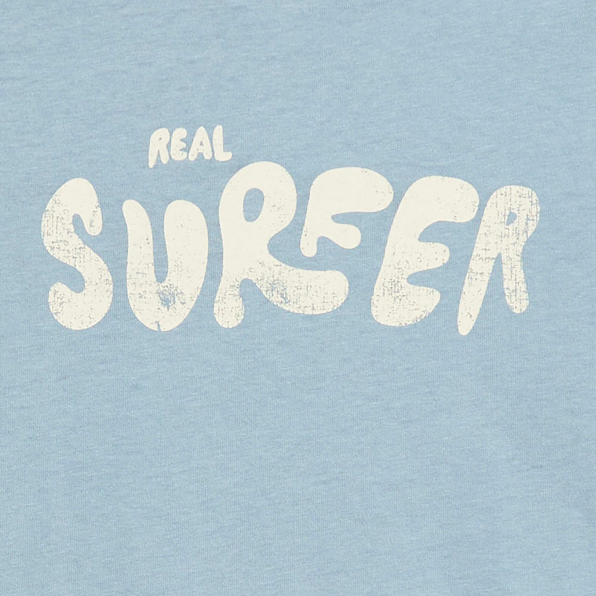 Printed Message T-Shirt BLUE - Image 2