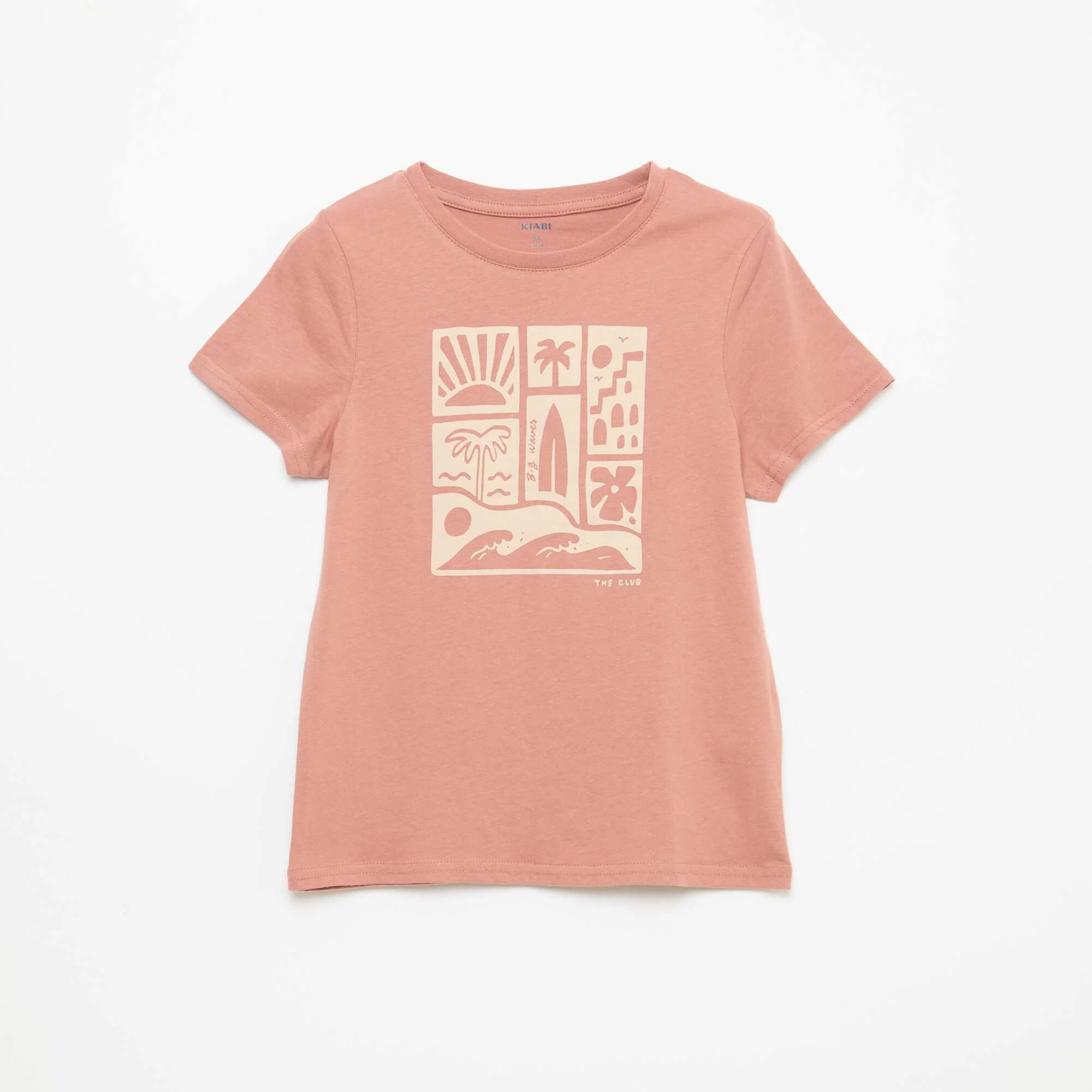 Printed Message T-Shirt RED