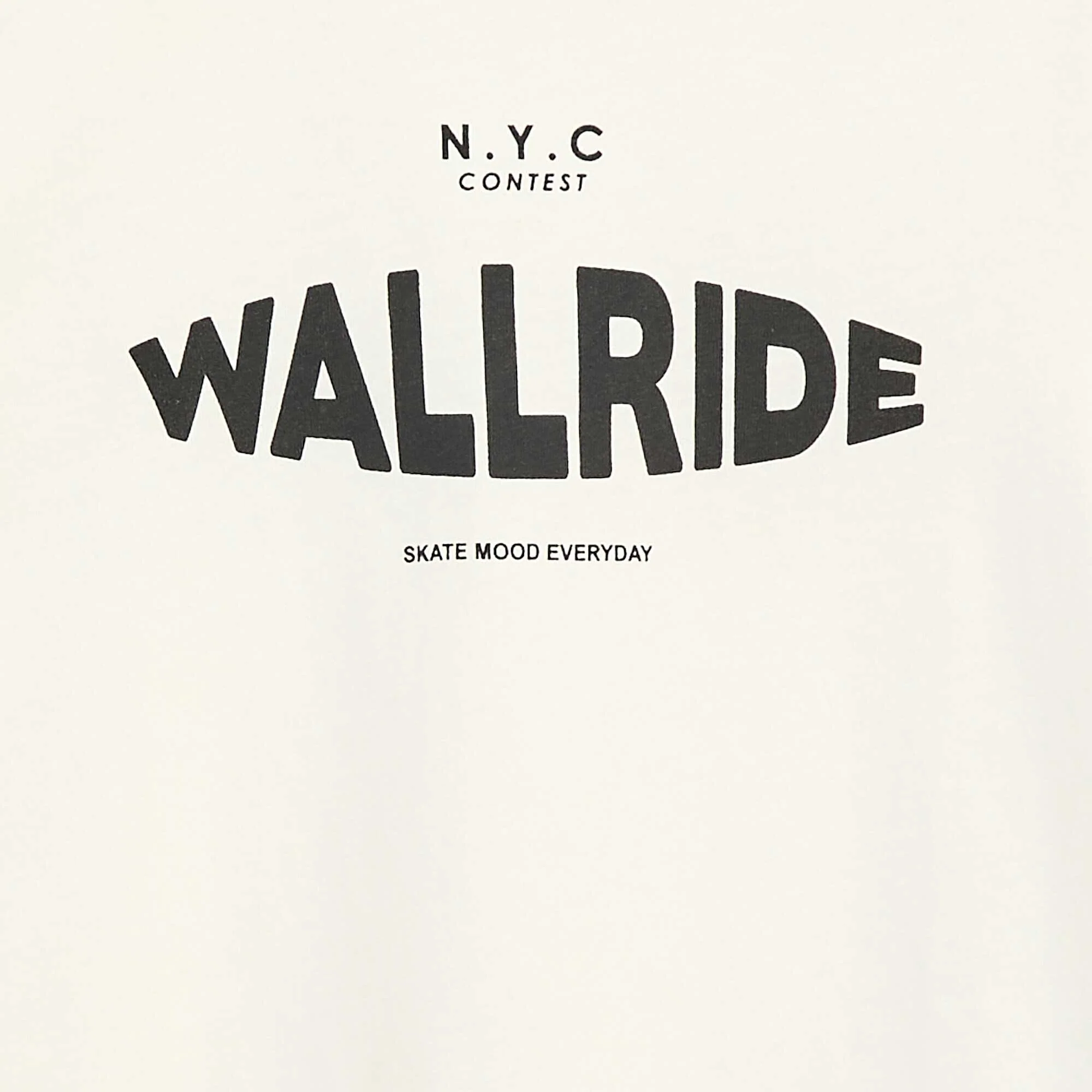 Printed Message T-Shirt WHITE - Image 2