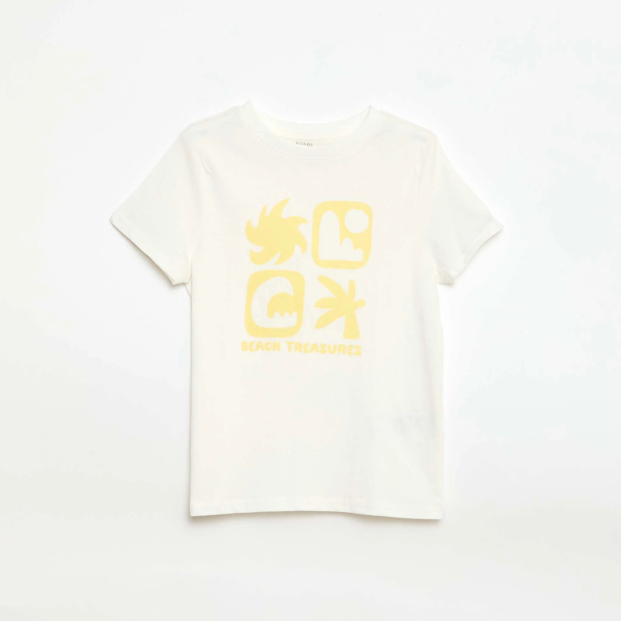 Printed Message T-Shirt WHITE