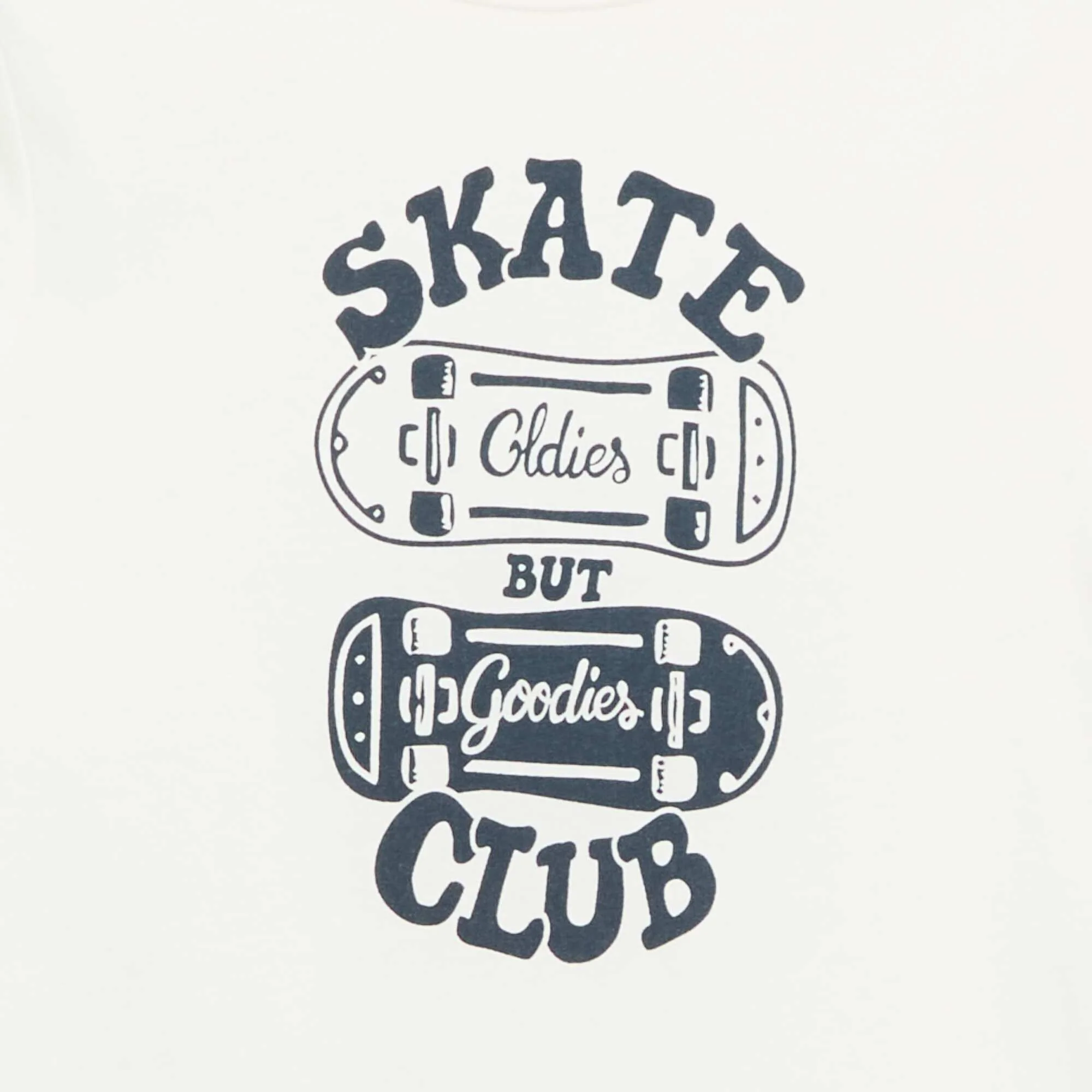 Printed Message T-Shirt WHITE - Image 2