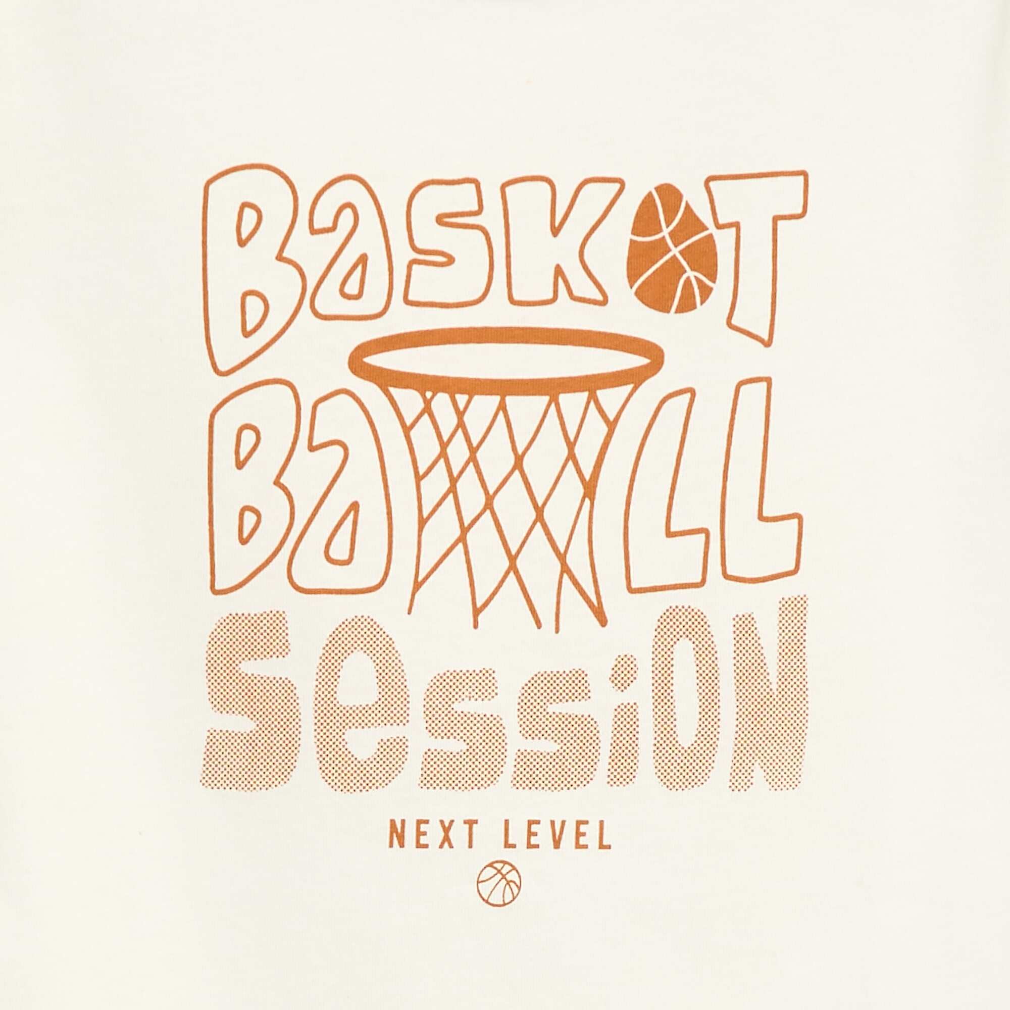 Printed Message T-Shirt WHITE - Image 2
