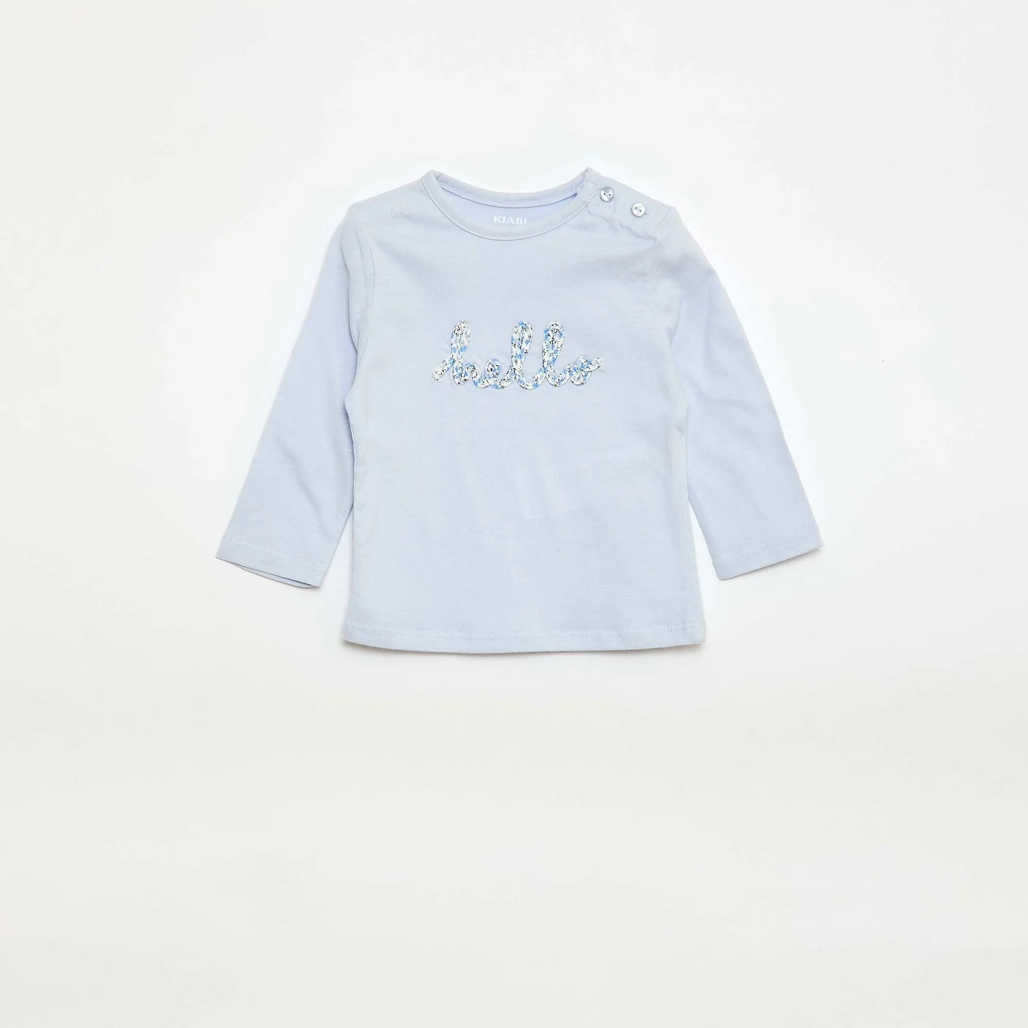 Printed Novelty T-shirt BLUE
