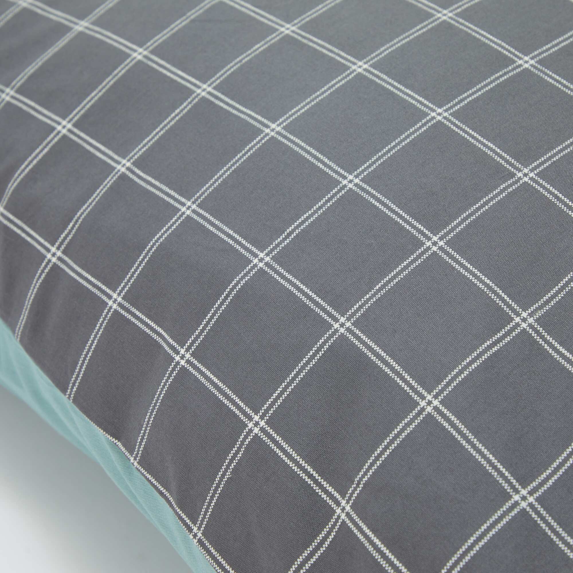 Printed Pillowcase (60 x 60 cm) - Kiabi Home GREY - Image 3