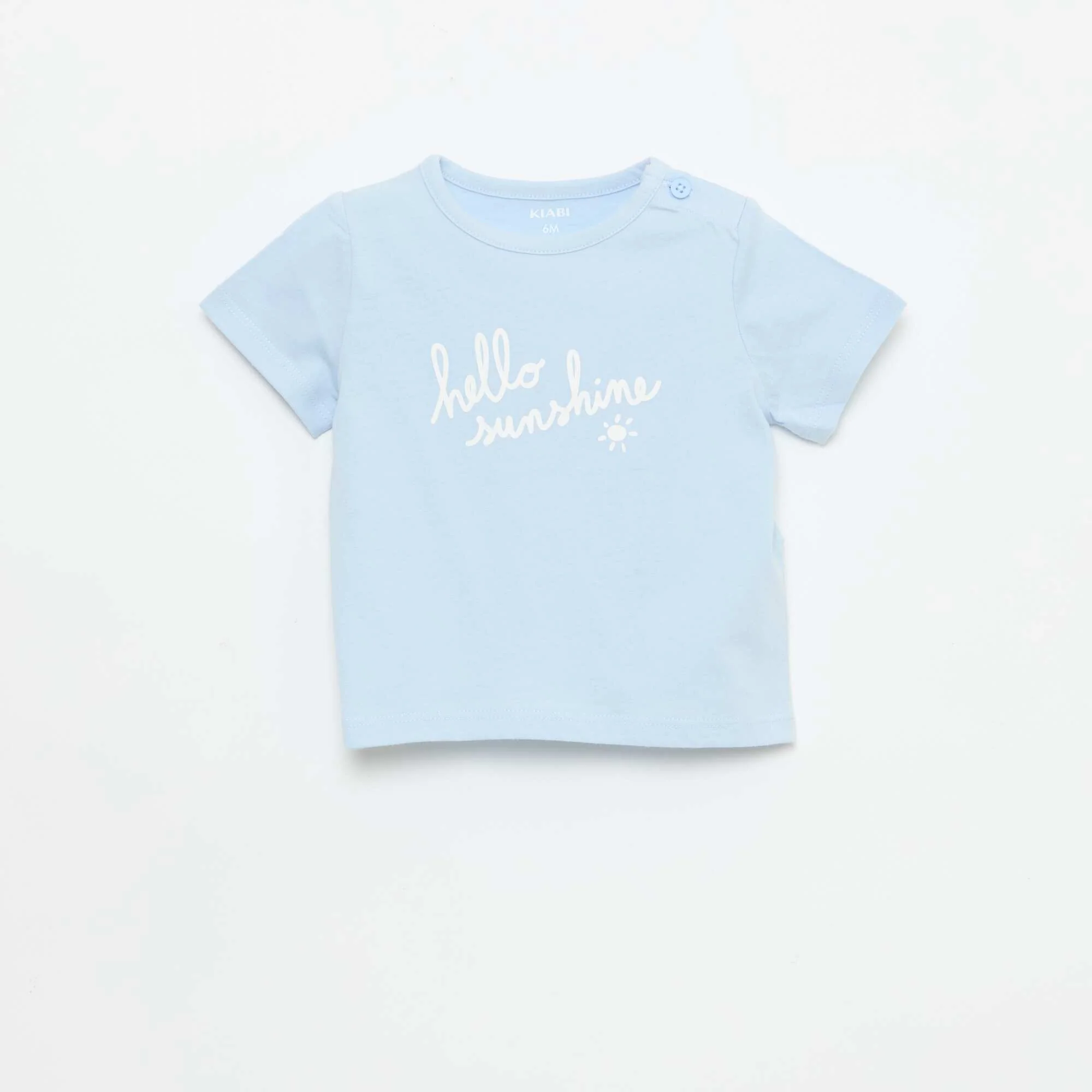 Printed Short-Sleeve T-Shirt BLUE