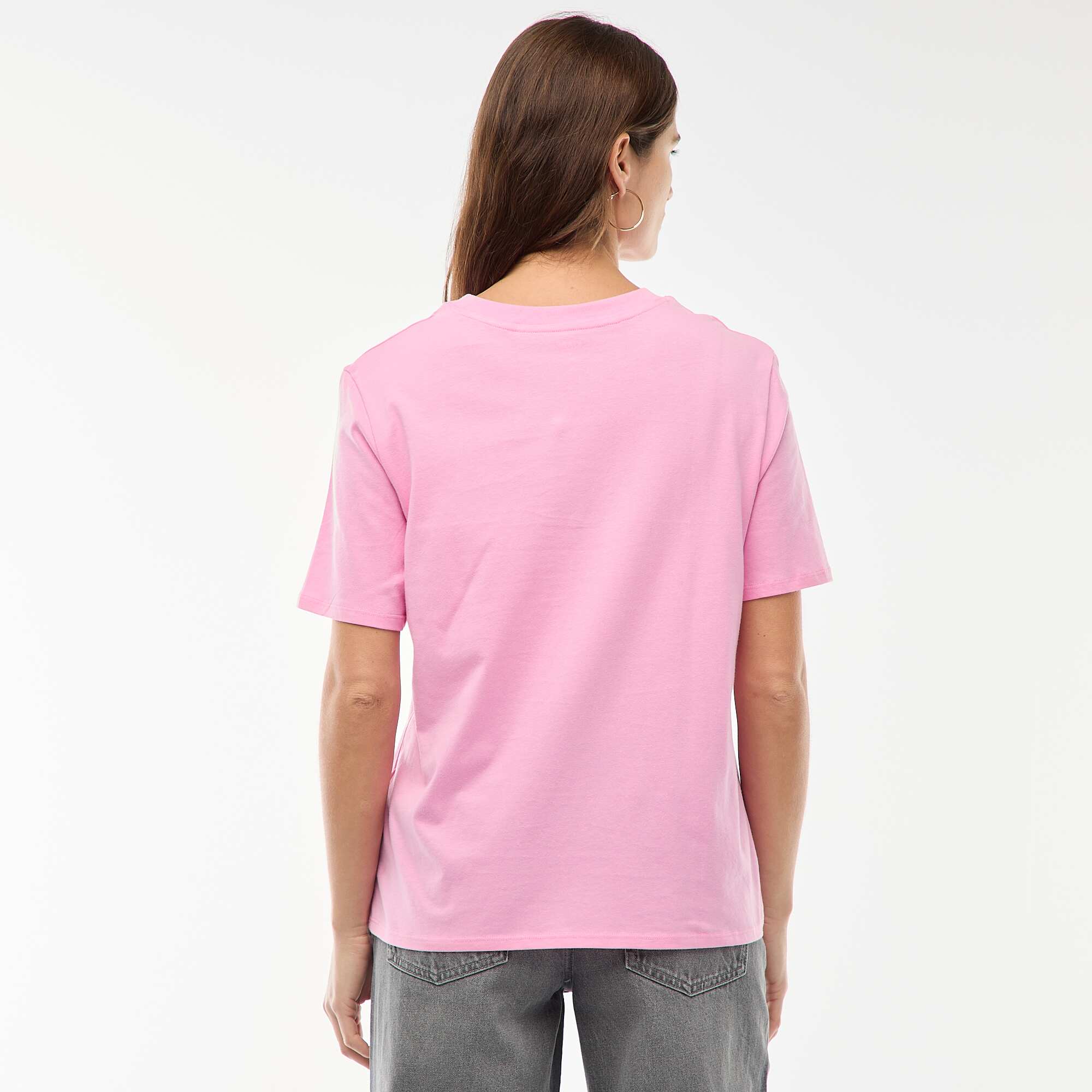 Printed Short-Sleeve T-shirt PINK - Image 4