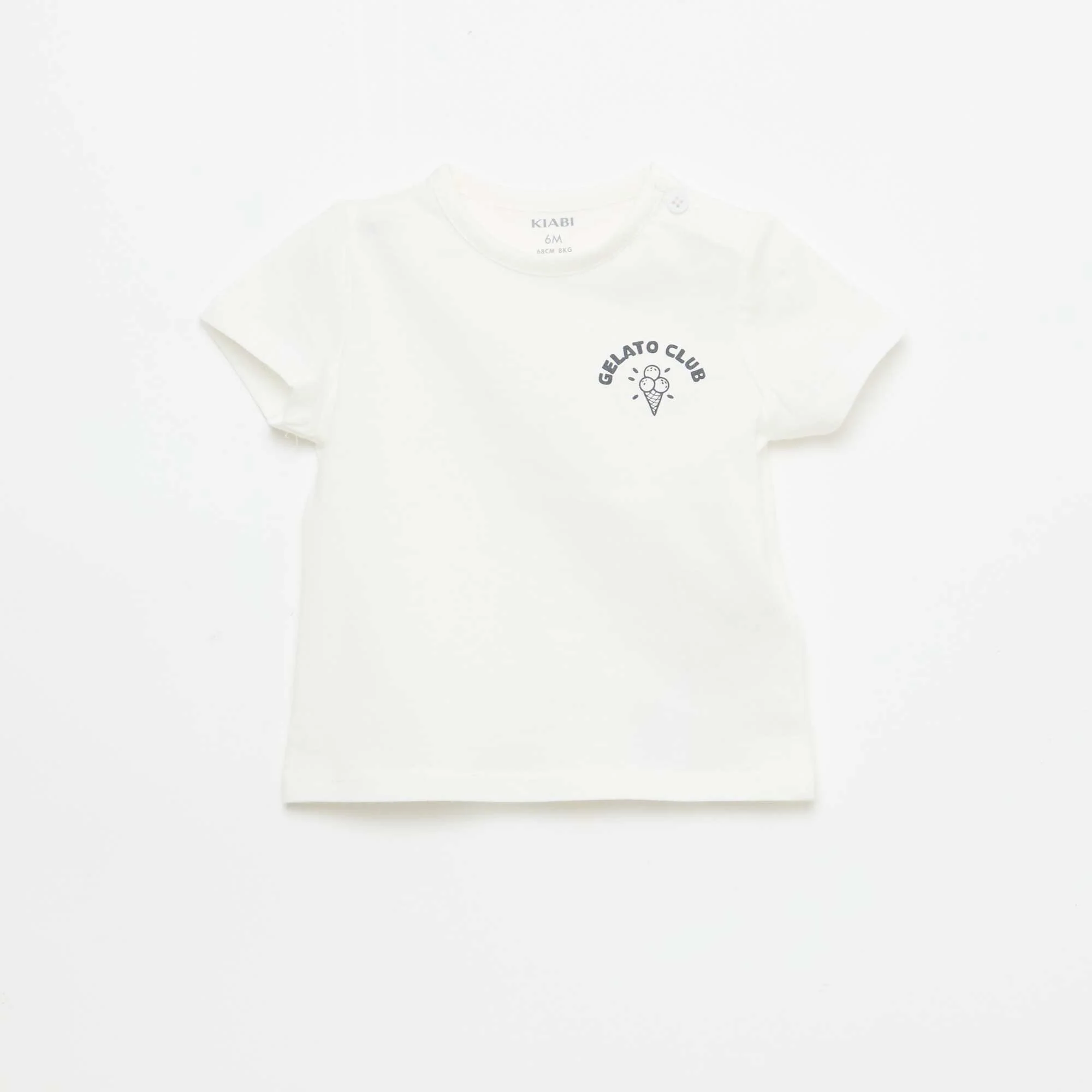 Printed Short-Sleeve T-Shirt WHITE