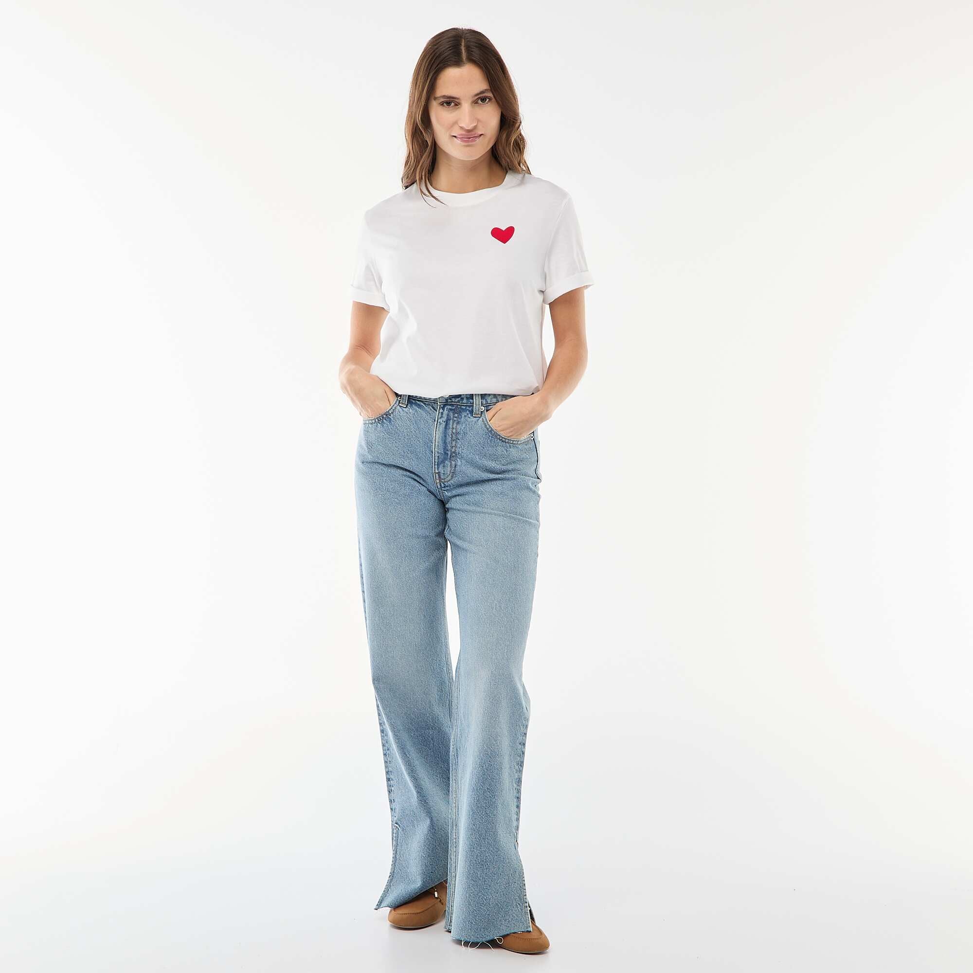 Printed Short-Sleeve T-Shirt WHITE - Image 2