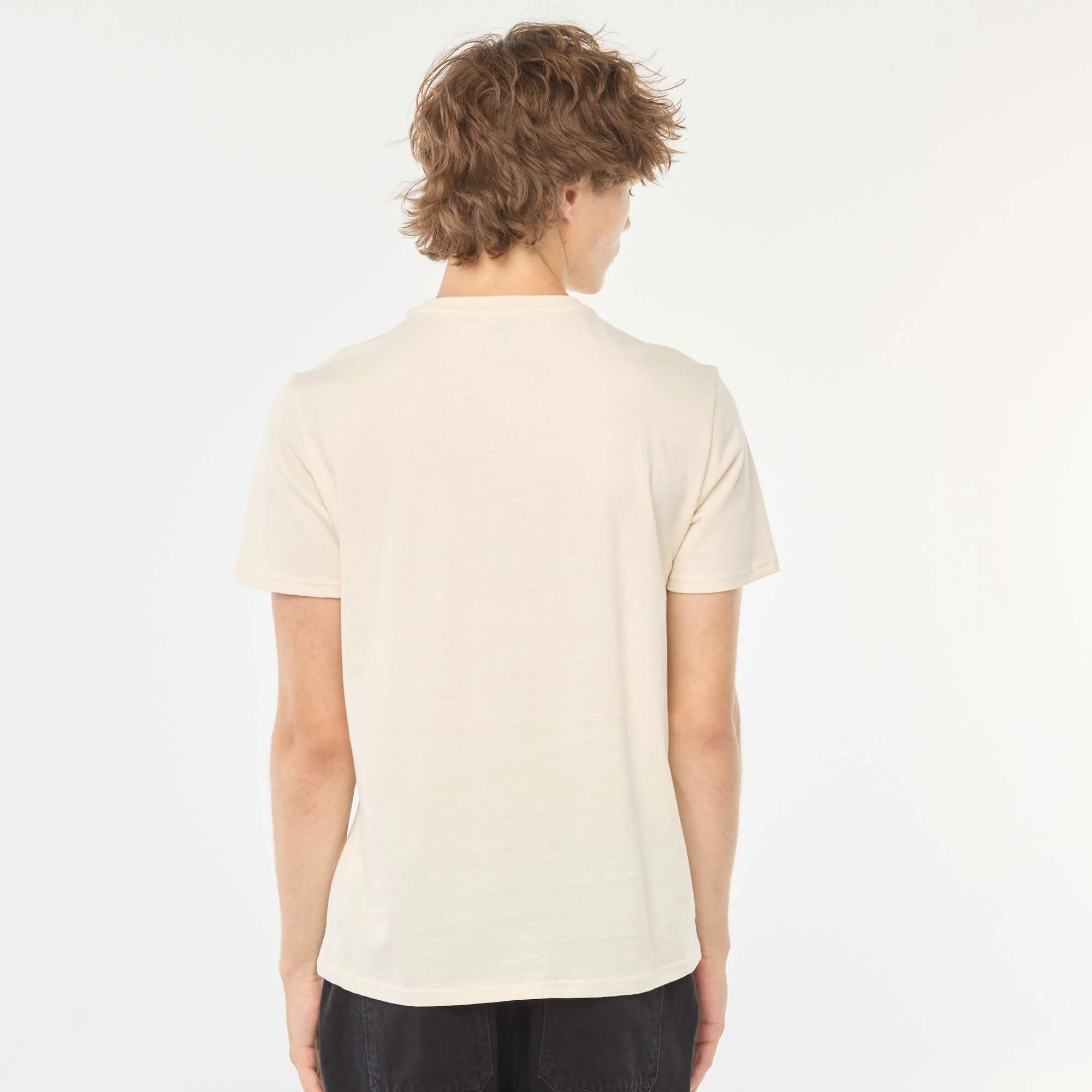 Printed short-sleeved T-shirt WHITE - Image 3