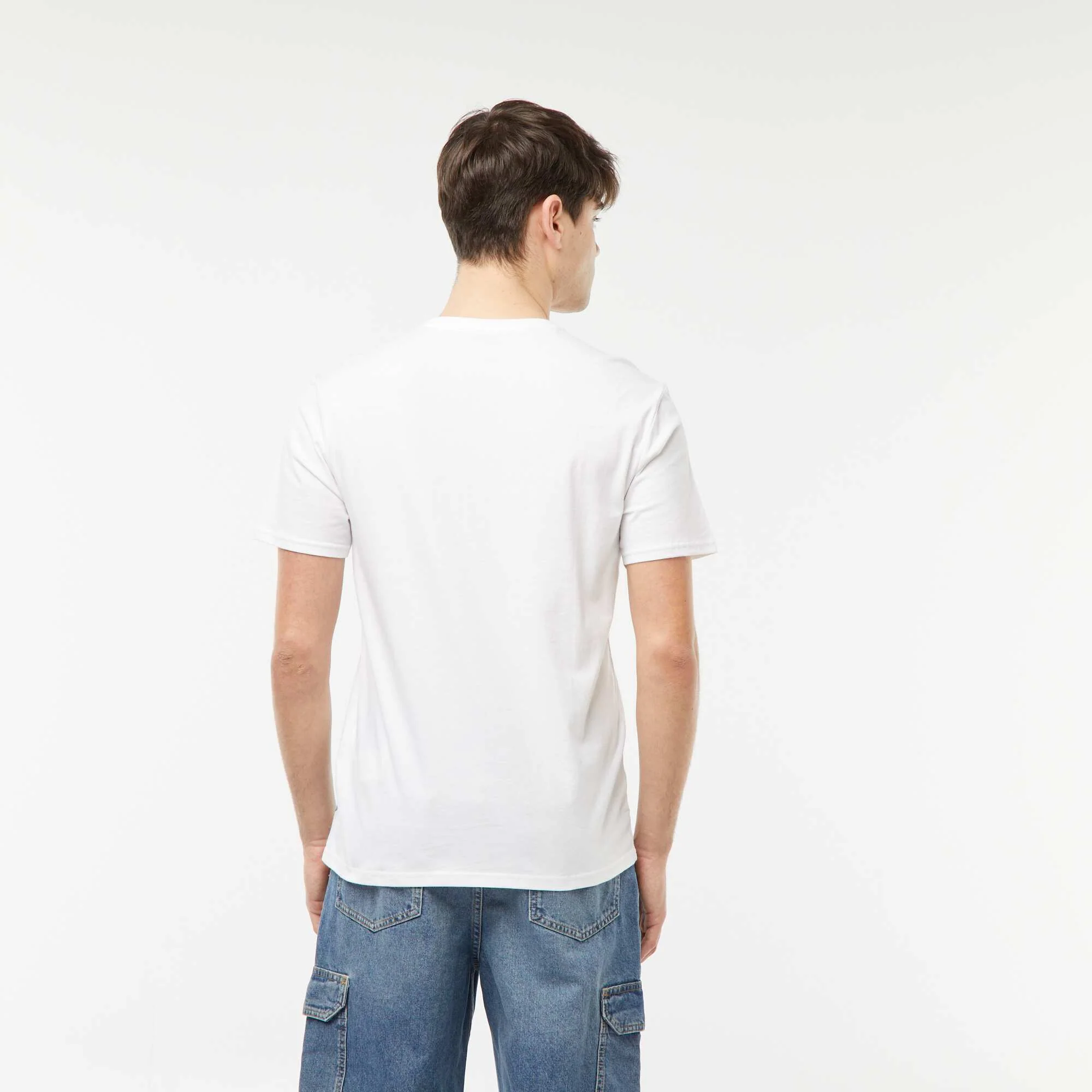 Printed slogan T-shirt WHITE - Image 3
