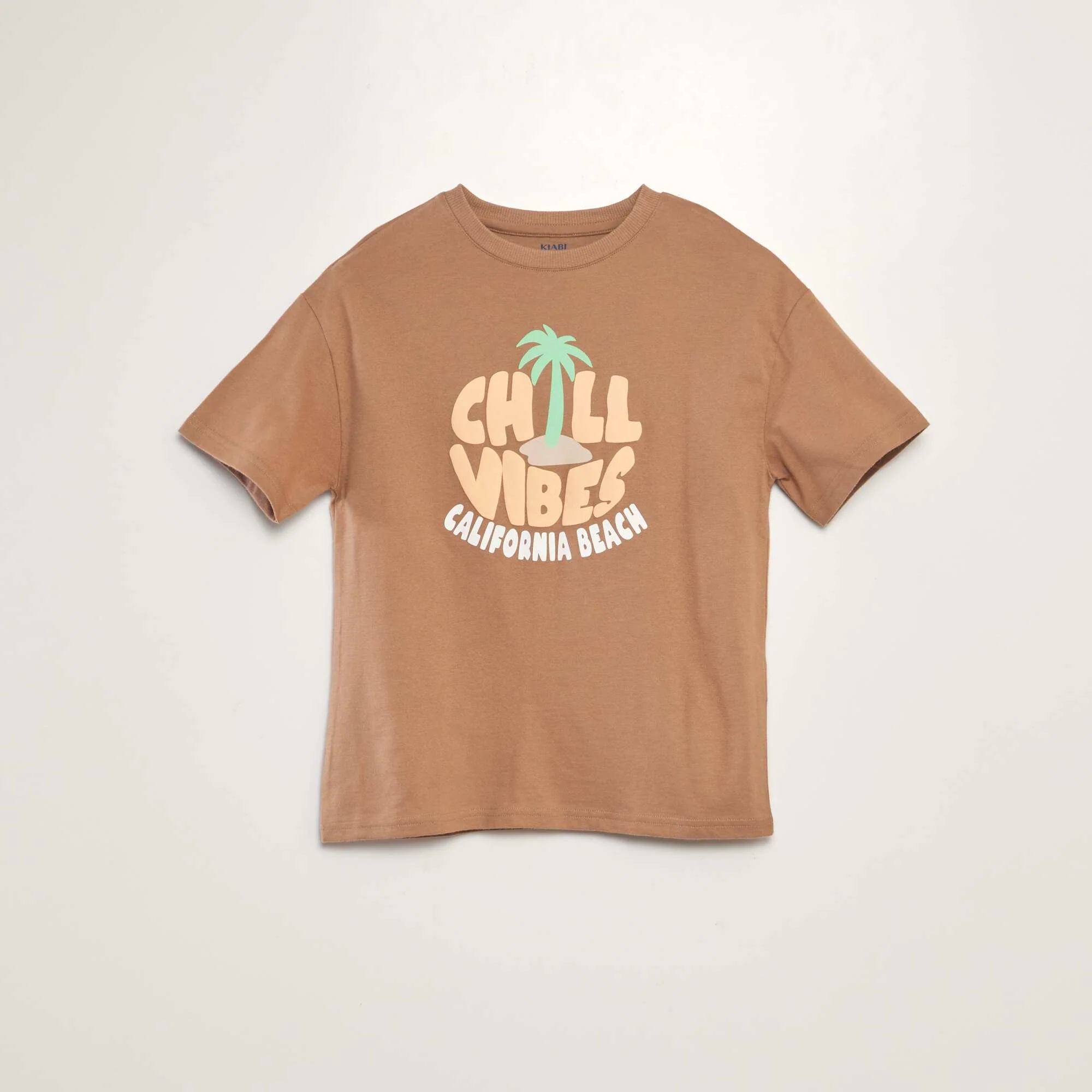 Printed T-shirt BEIGE