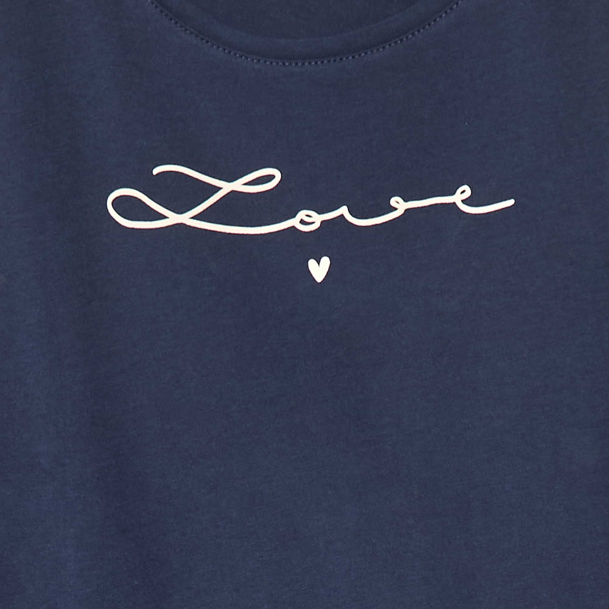 Printed T-shirt BLUE - Image 2