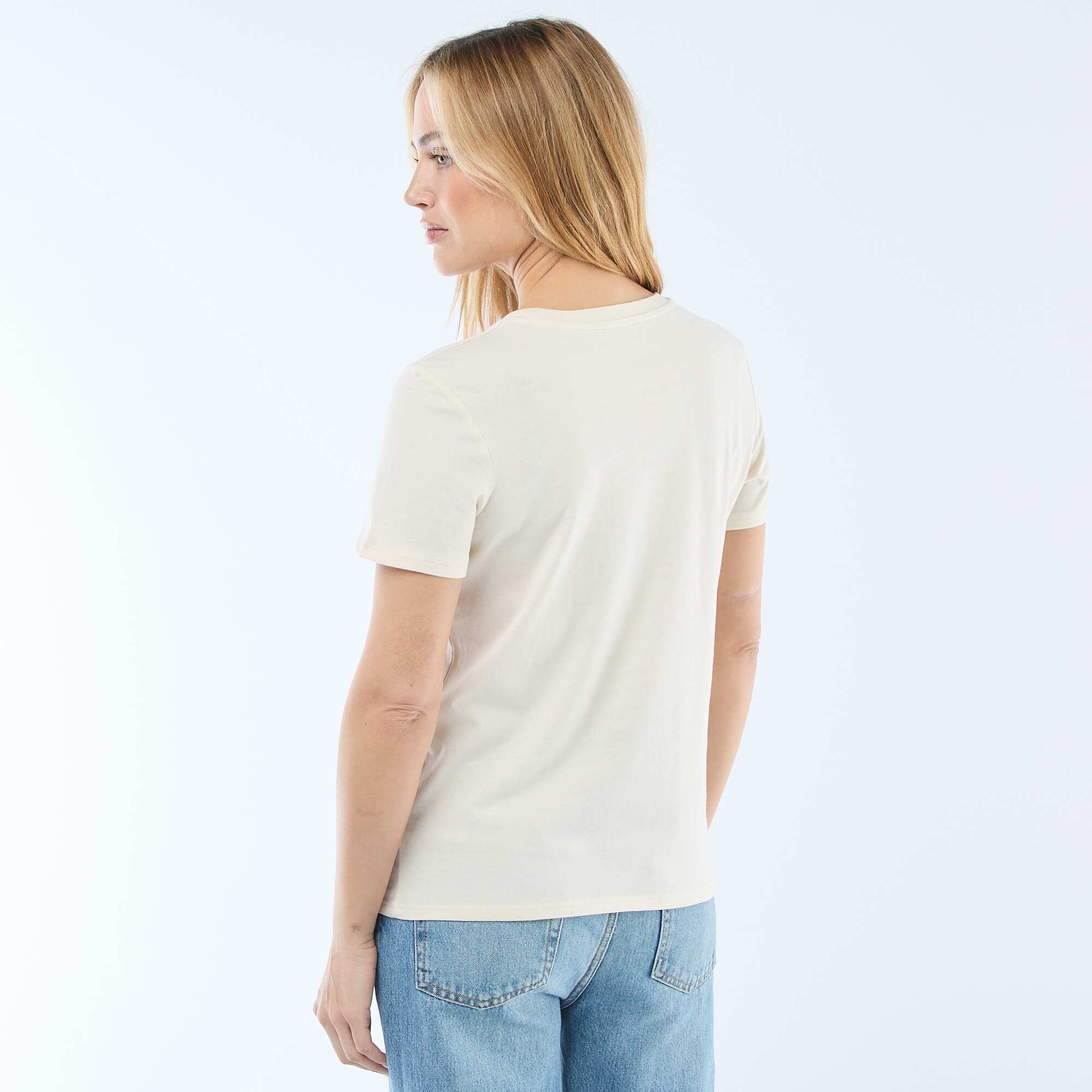 Printed T-shirt GREEN - Image 4