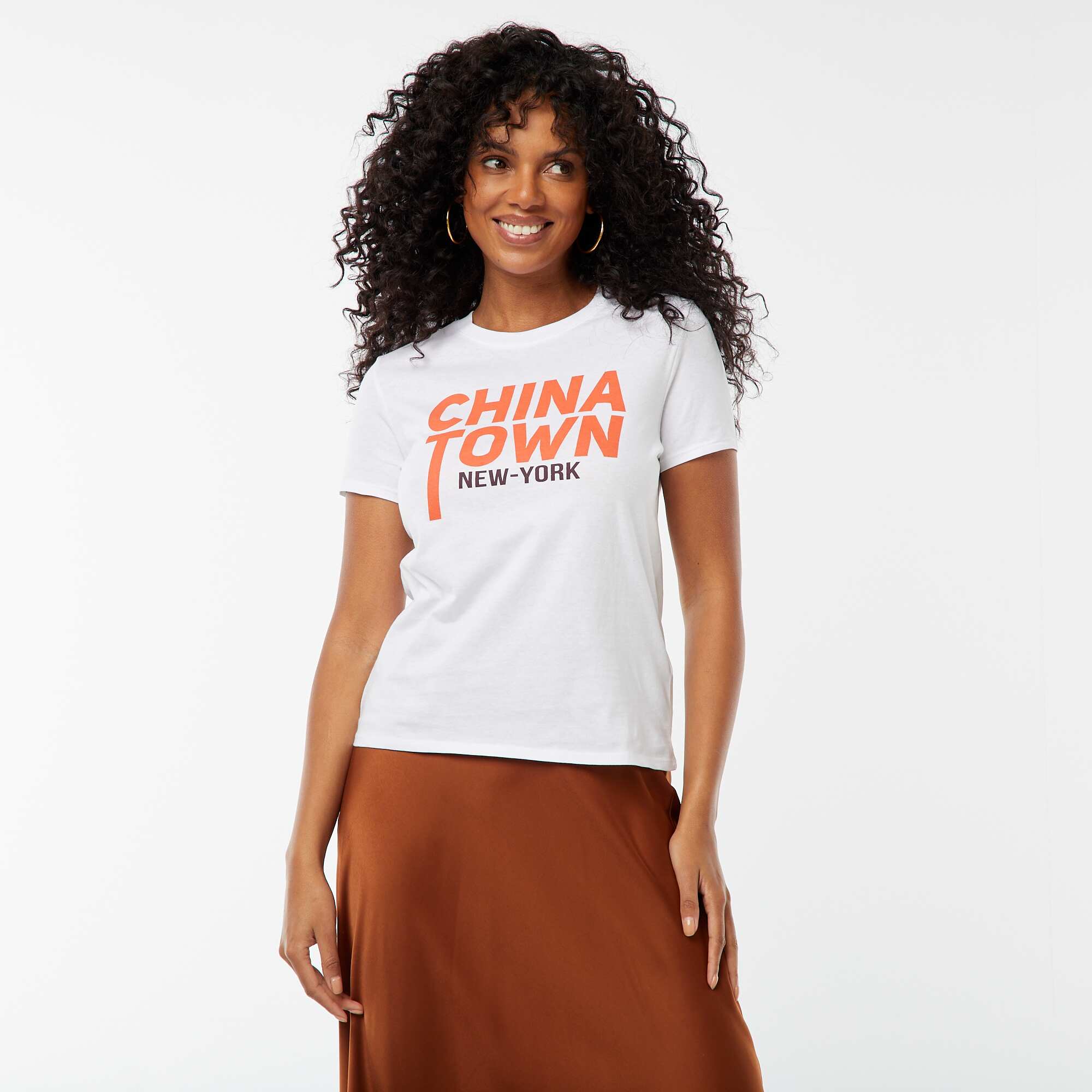 Printed T-shirt WHITE - Image 3