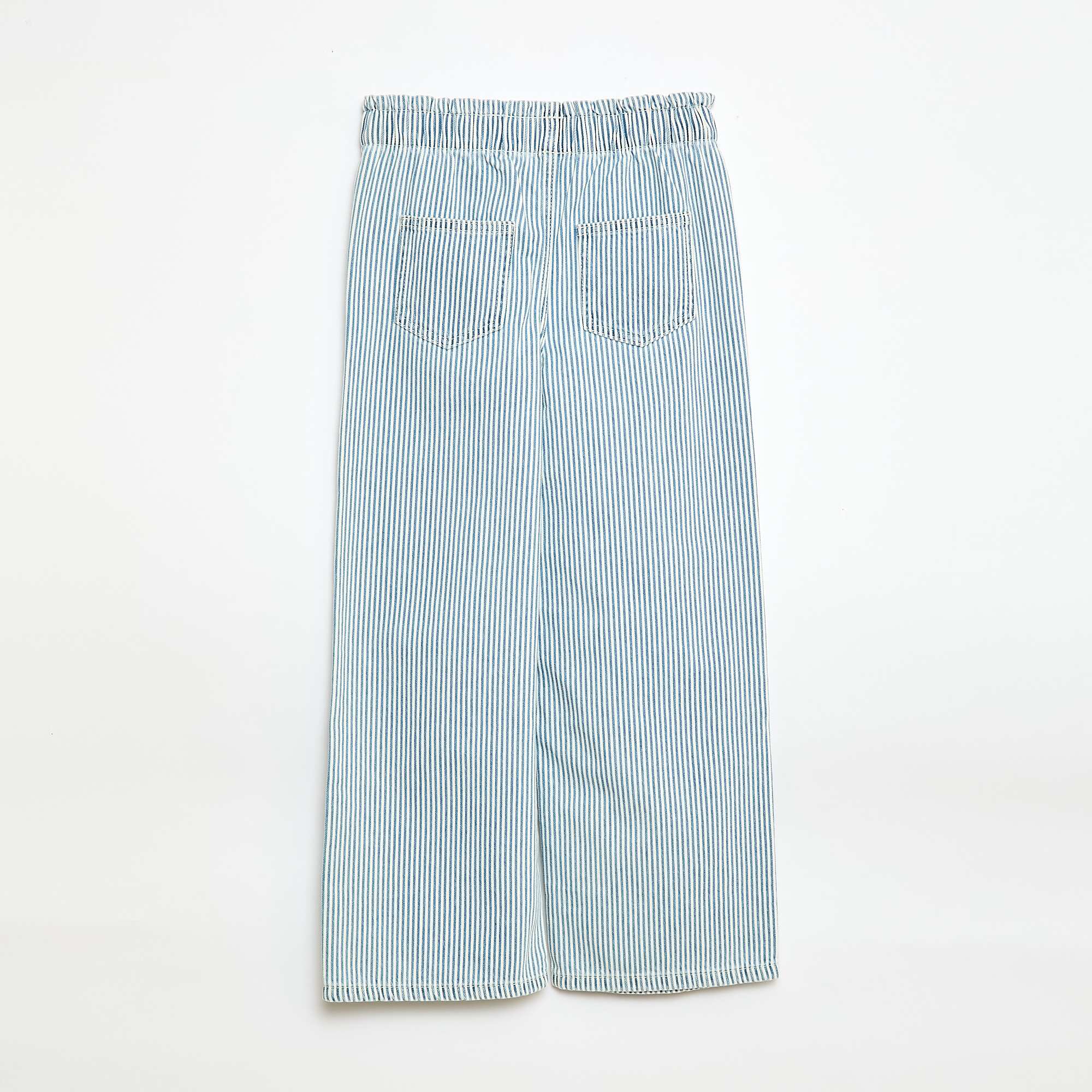 Printed Wide Leg Jeans BLUE - Image 2