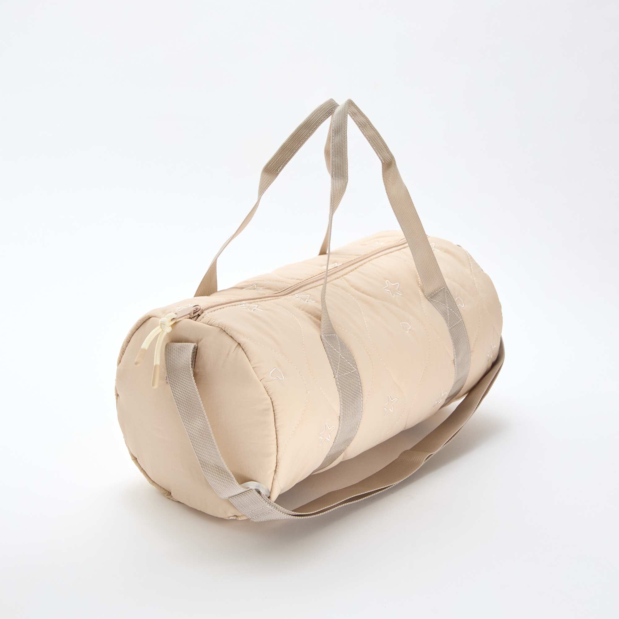 Quilted bowling bag BEIGE - Image 2