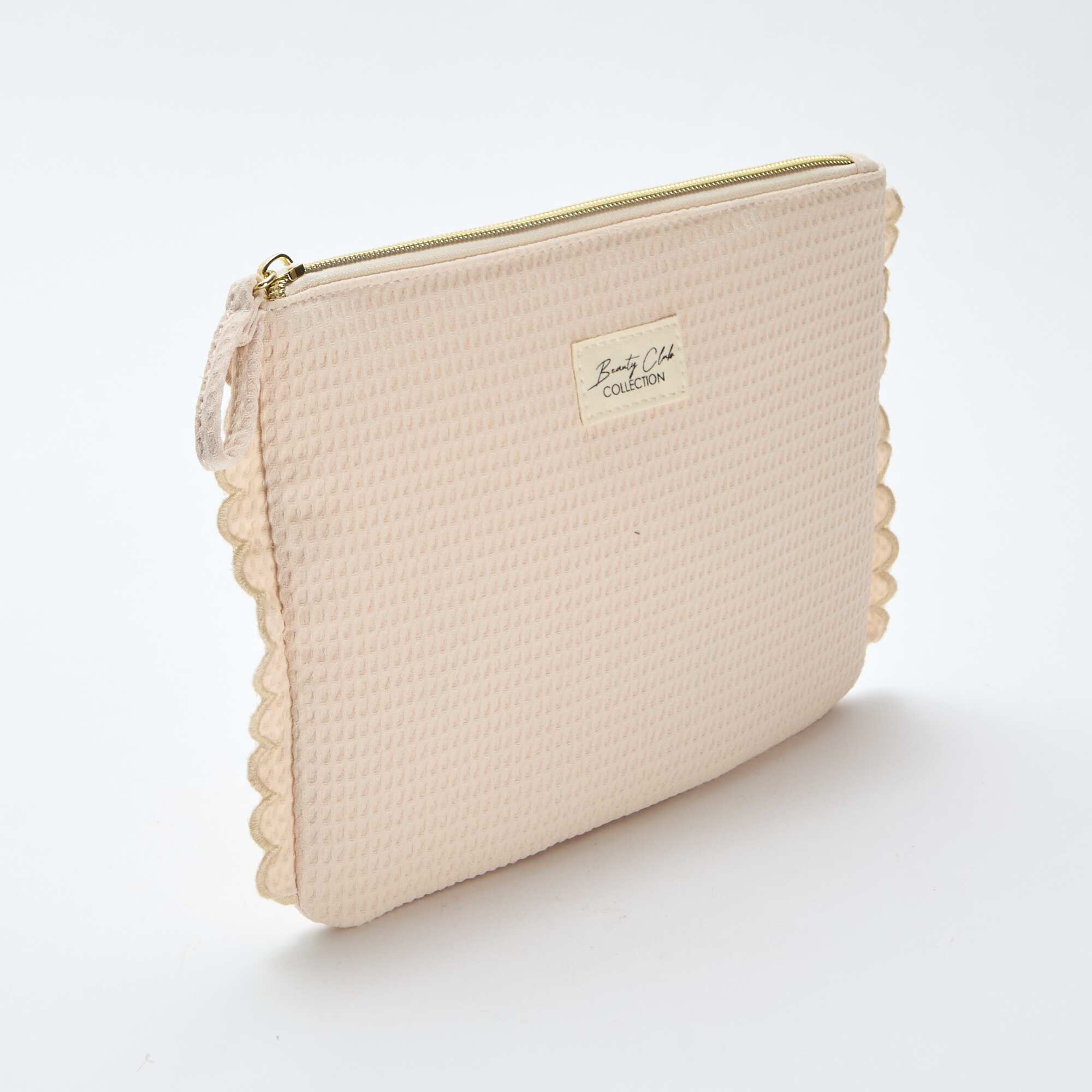 Quilted Storage Pouch BEIGE - Image 2