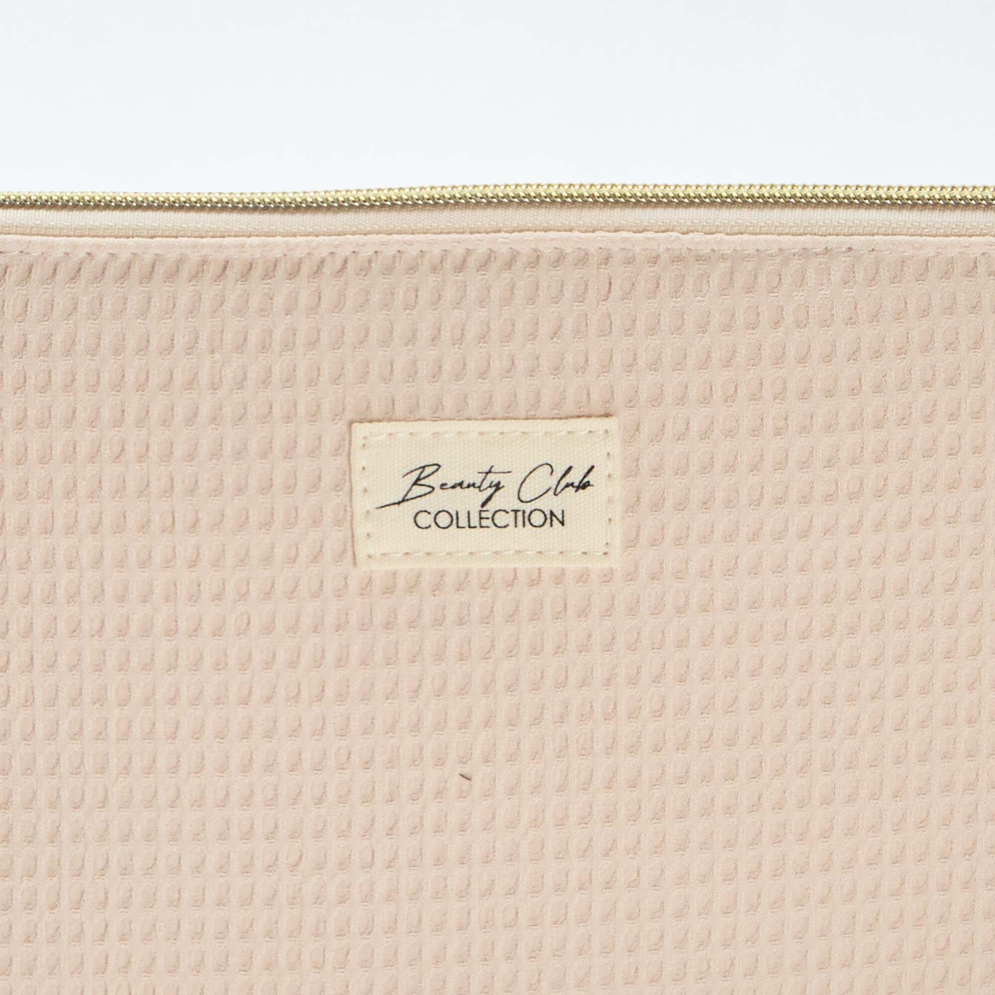 Quilted Storage Pouch BEIGE - Image 3