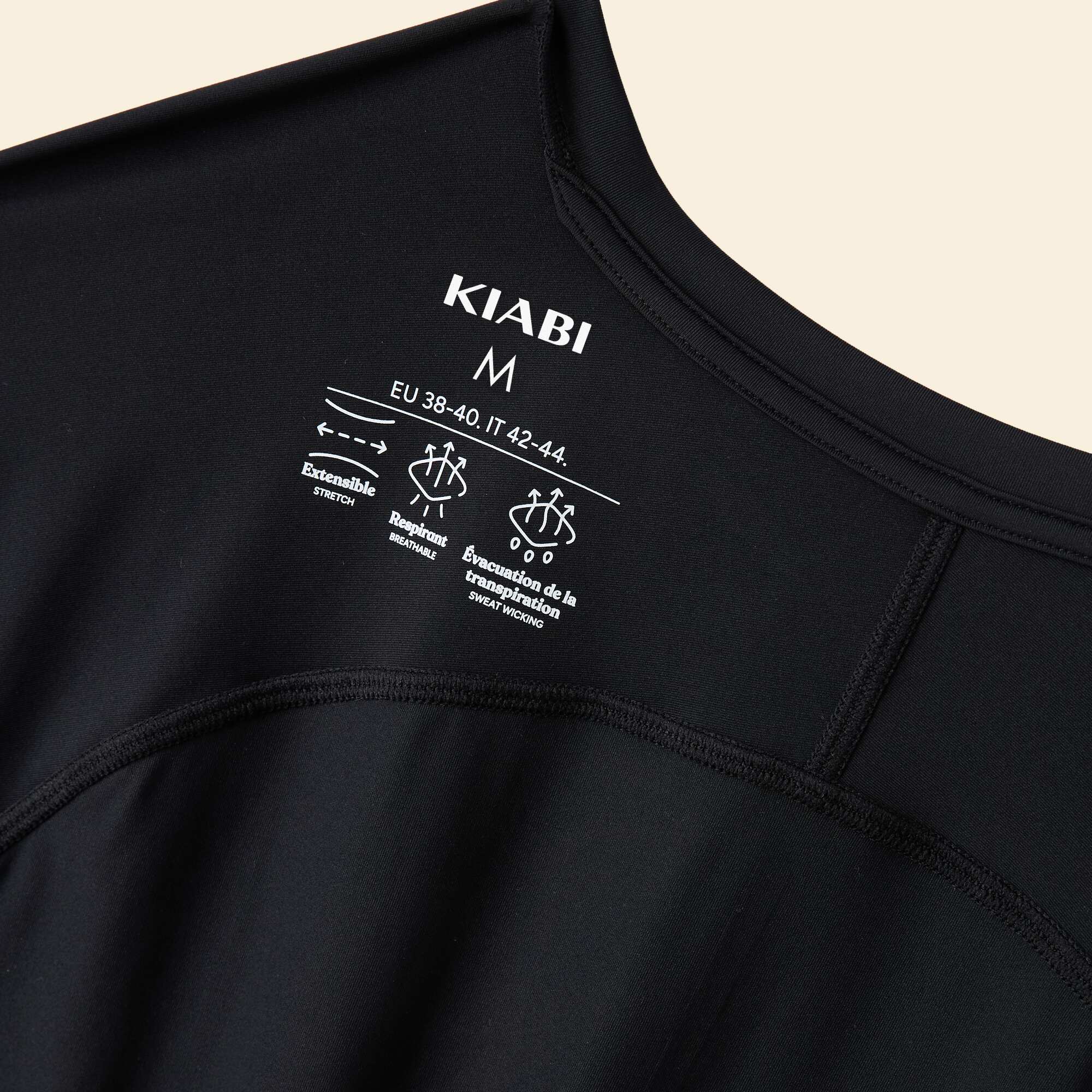 Reflective Detail Sports T-Shirt BLACK - Image 3