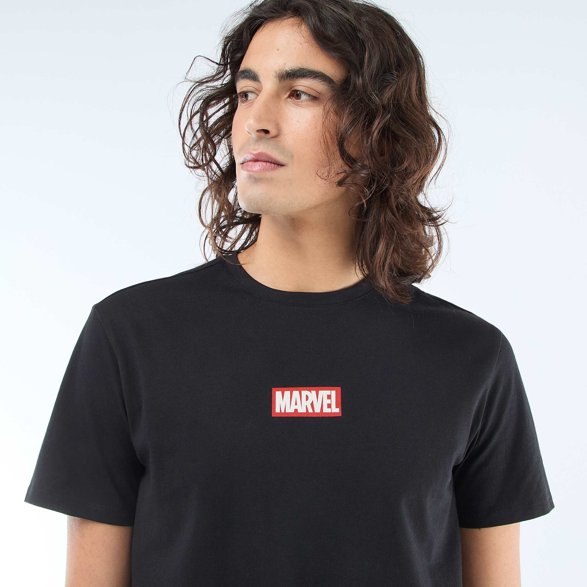 Regular 'Avengers' T-shirt BLACK - Image 4