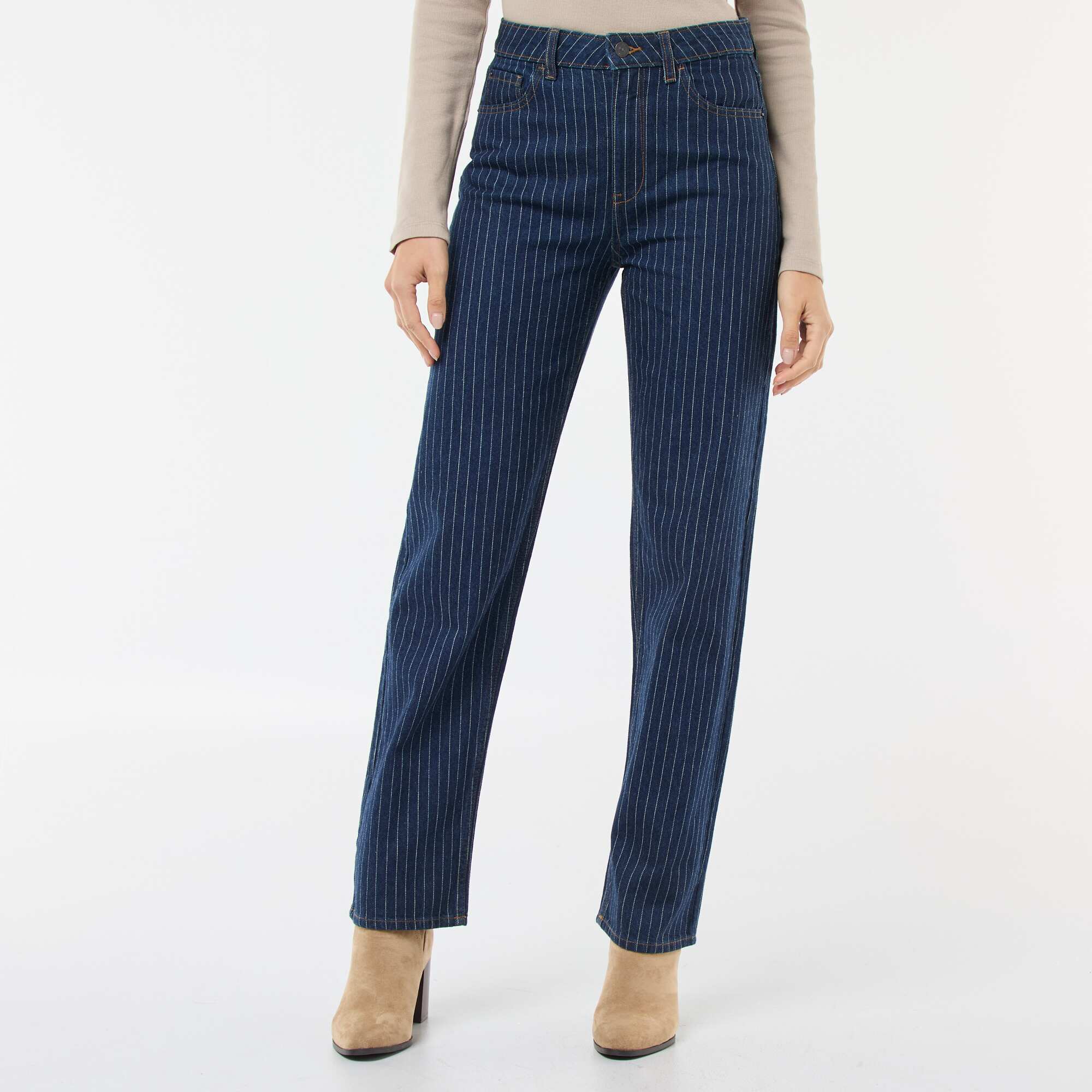 Regular Fit Cotton Line Jeans BLUE - Image 2