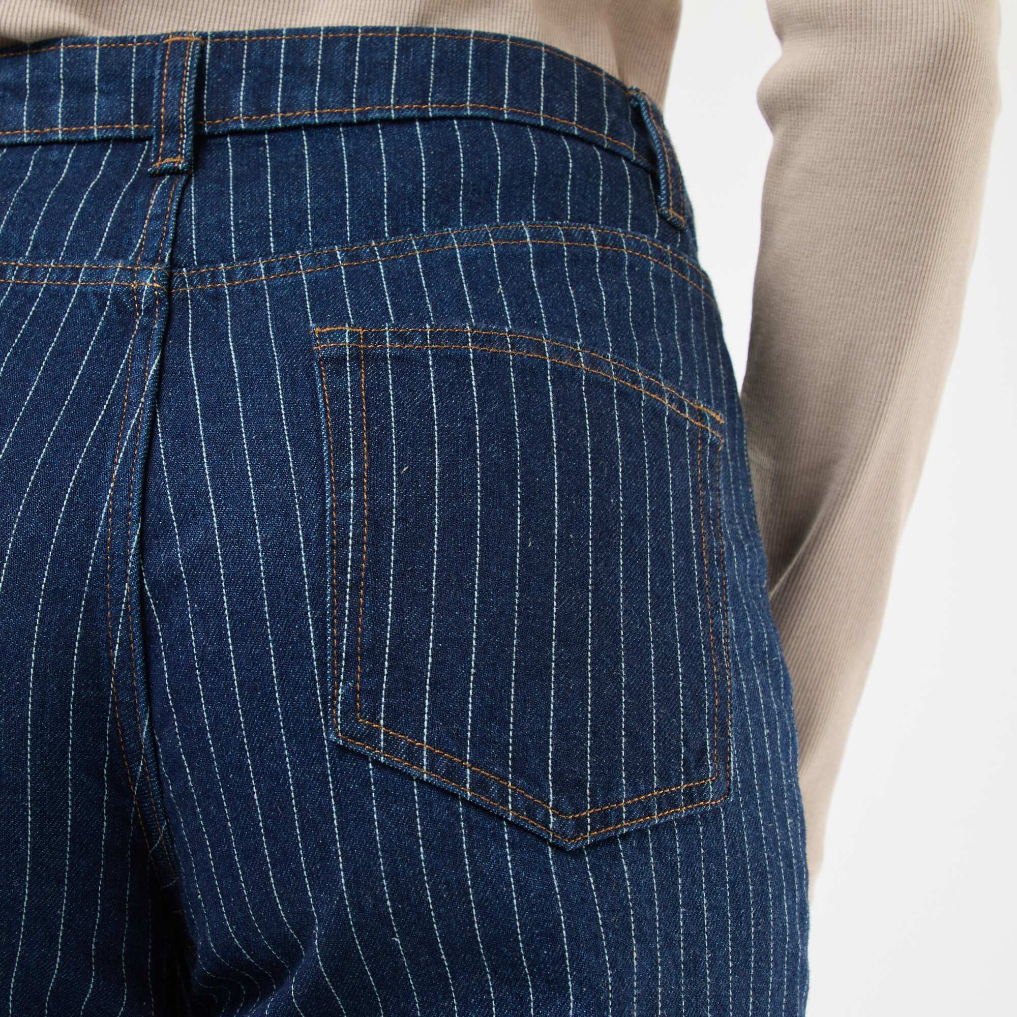 Regular Fit Cotton Line Jeans BLUE - Image 5