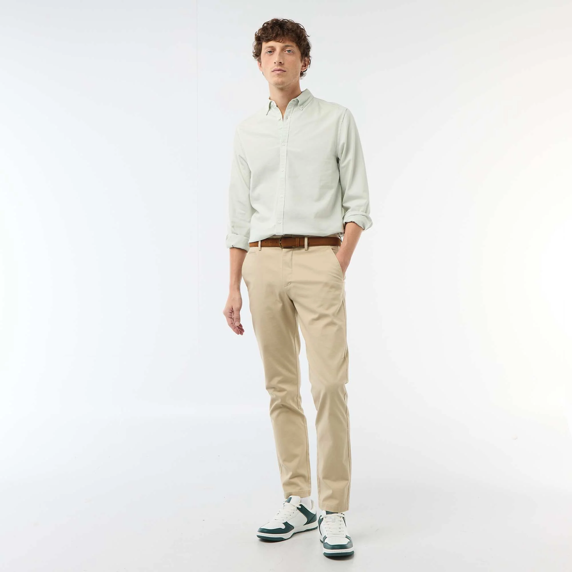 Regular-fit Oxford shirt BLUE - Image 2