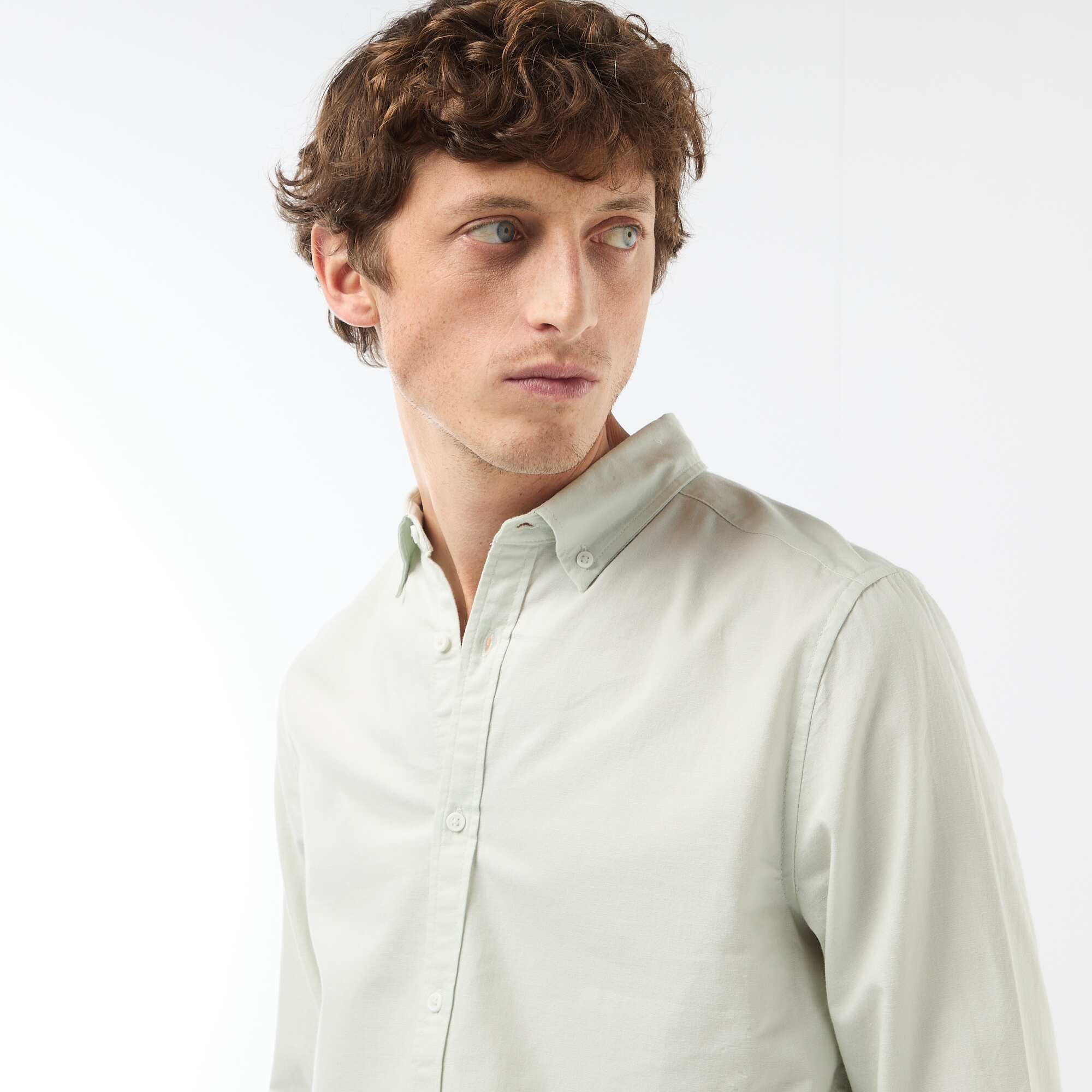Regular-fit Oxford shirt BLUE - Image 3