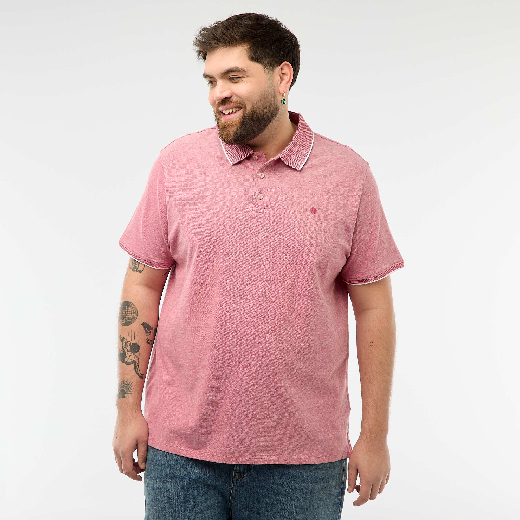 Regular fit polo shirt RED