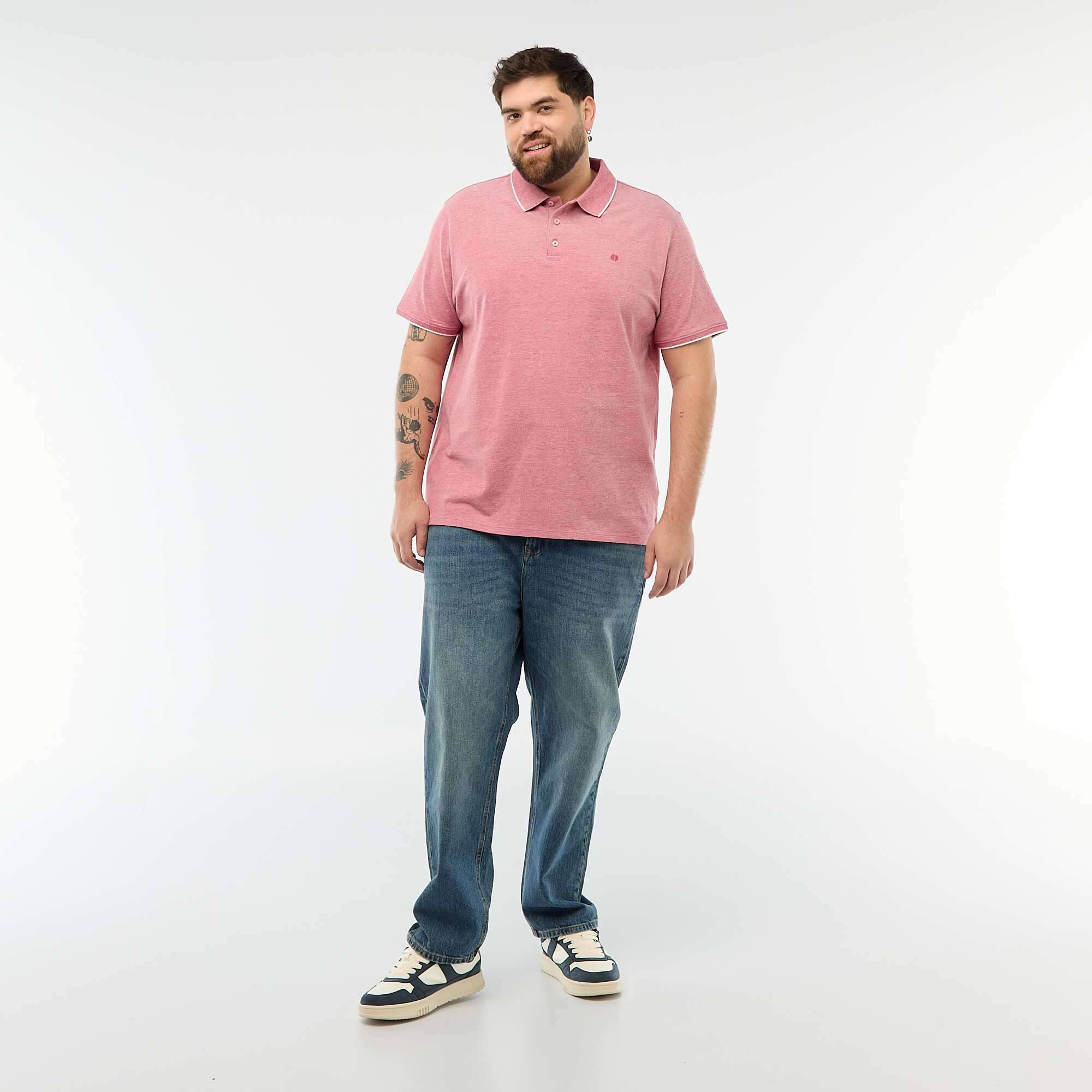 Regular fit polo shirt RED - Image 2