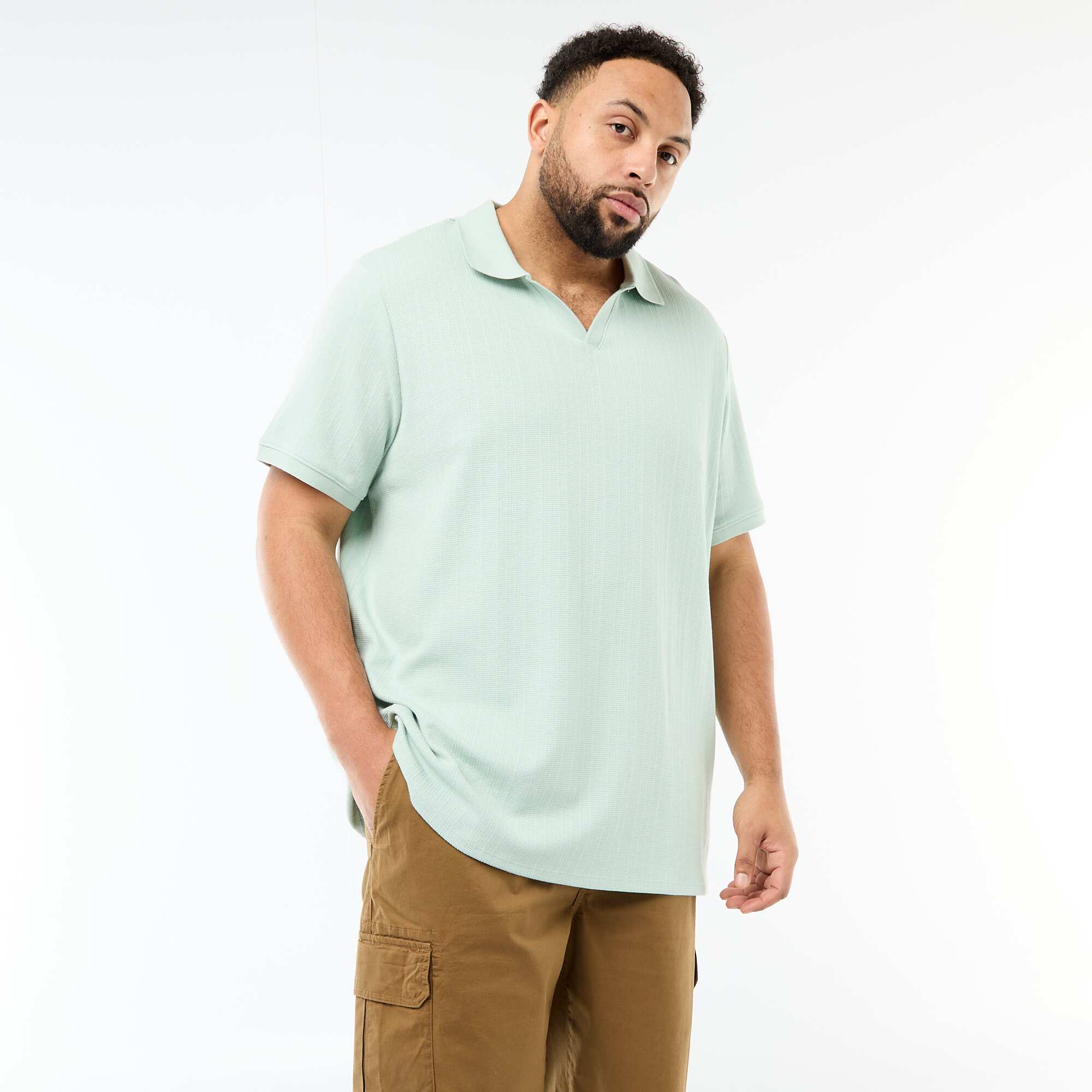 Regular Fit Short-Sleeve Polo Shirt BLUE