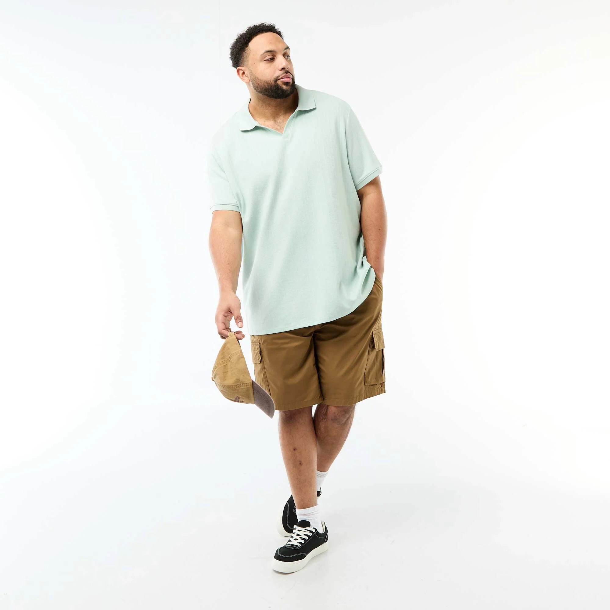 Regular Fit Short-Sleeve Polo Shirt BLUE - Image 2