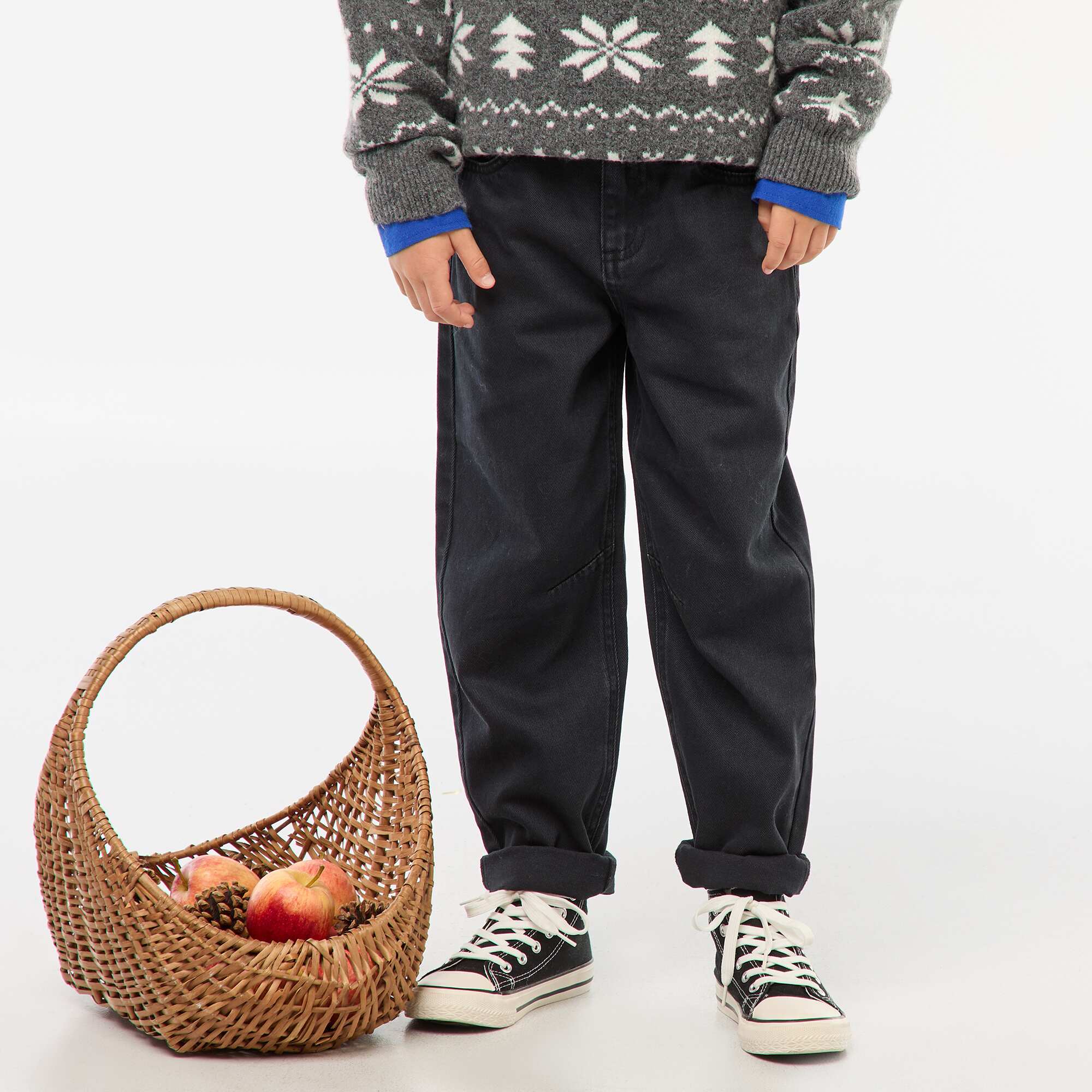 Regular-fit trousers BLACK - Image 2