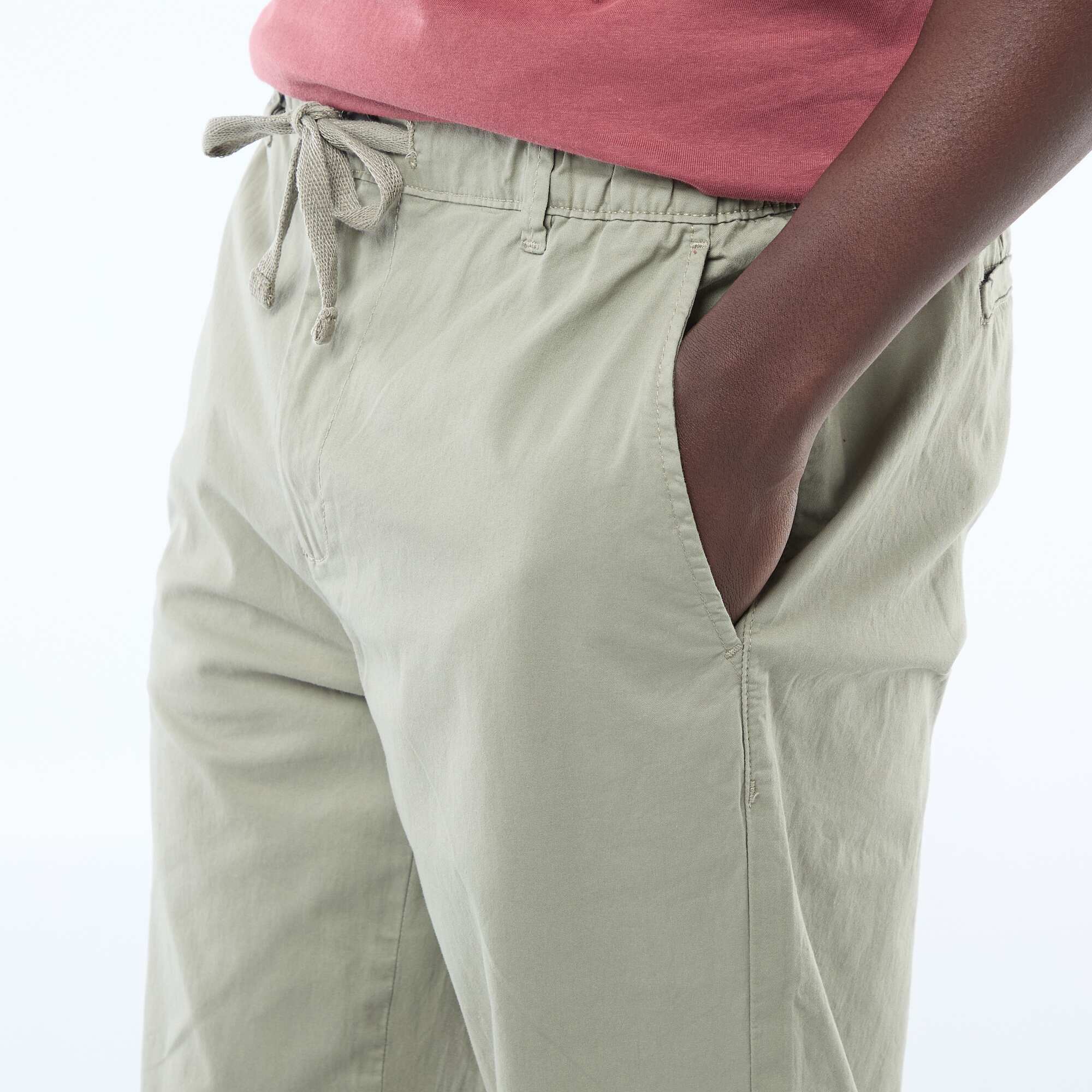 Regular Twill Trousers GREEN - Image 4
